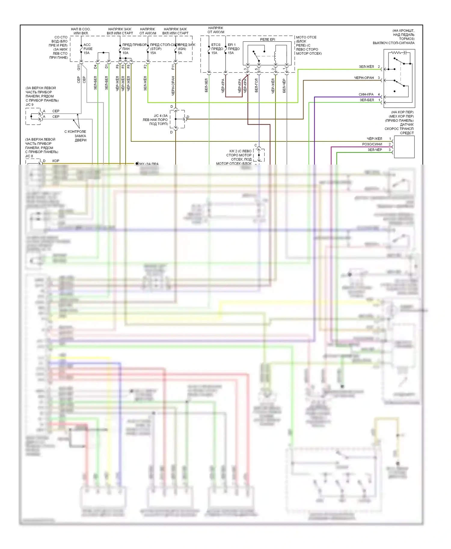Tundra Toyota I рестайлинг (2002-2006): 3.4l, электросхема круиз-контроля, доступ/стандартная кабина 