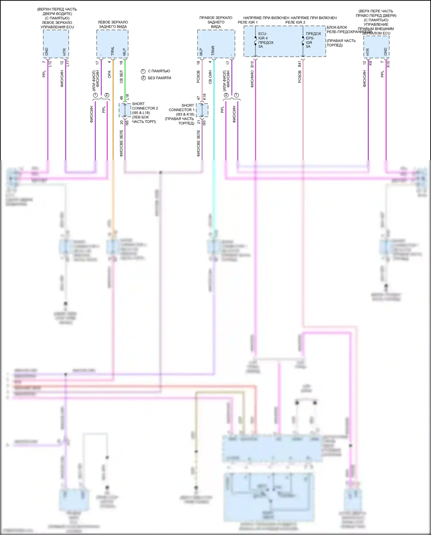 Tundra Toyota III (2021-2024): Электросхема фар и фонарей (3 из 3) 