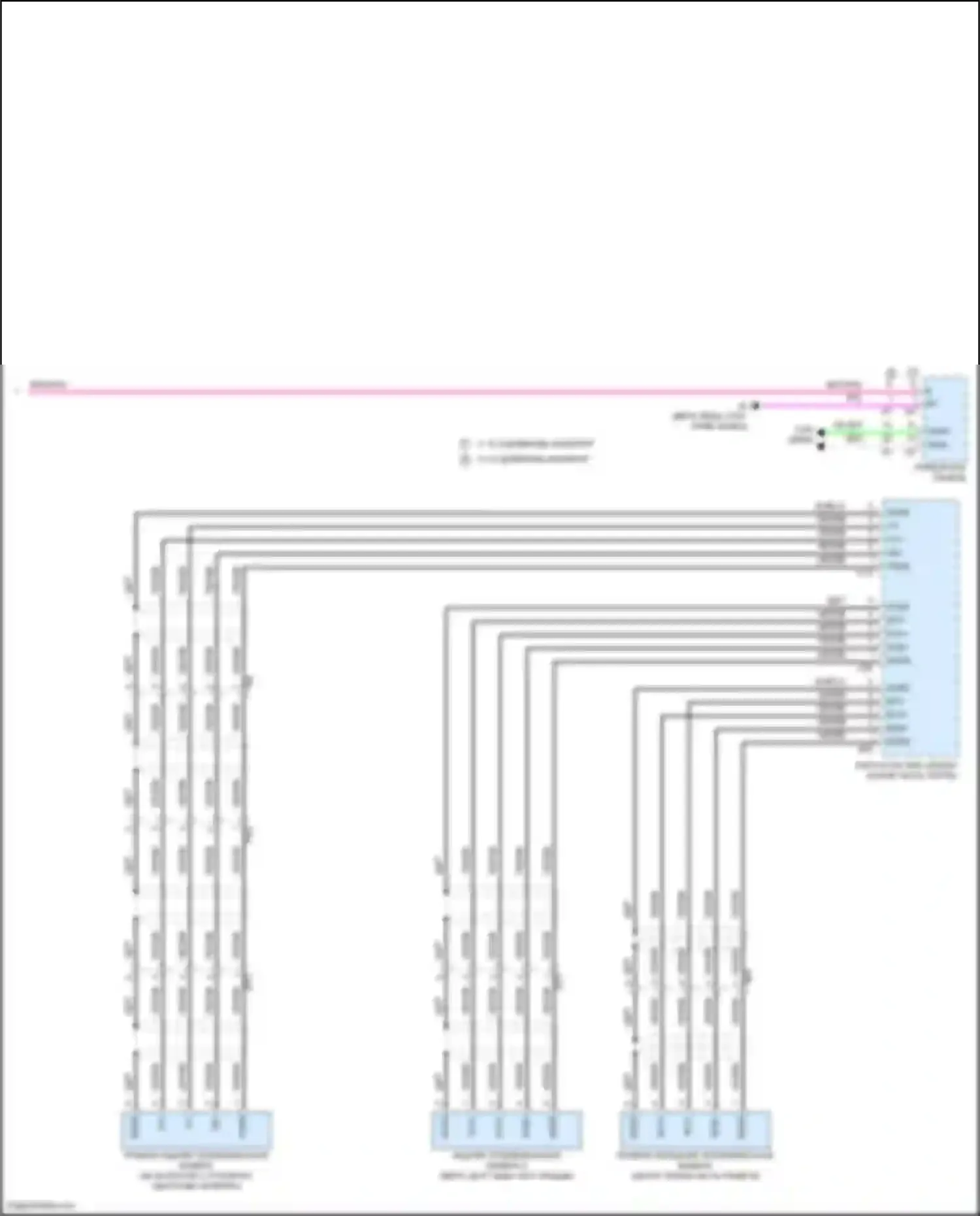 Tundra Toyota III (2021-2024): Электросхема парктроника, с панорамным видом (2 из 2) 