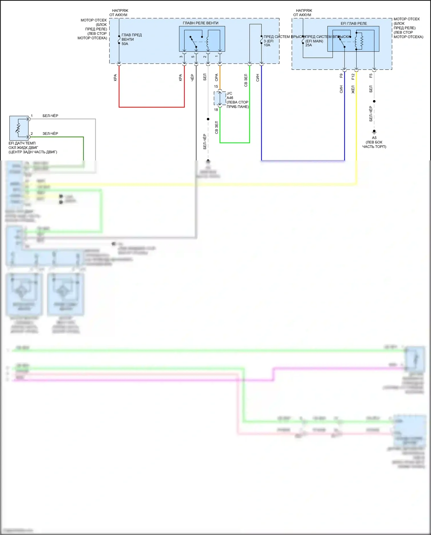 Venza Toyota I рестайлинг (2012-2017): 3.5л, электросхема климат контроля (2 из 2) 