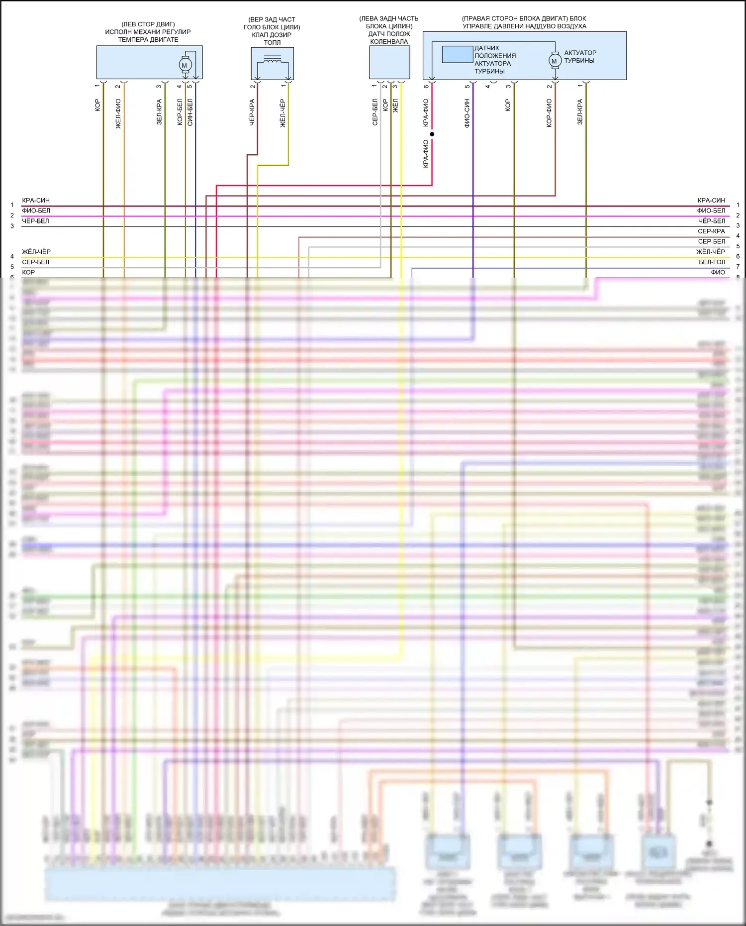 Arteon R Volkswagen I (2020-2024): Электросхема двигателя 2.0л турбо (6 из 10) 