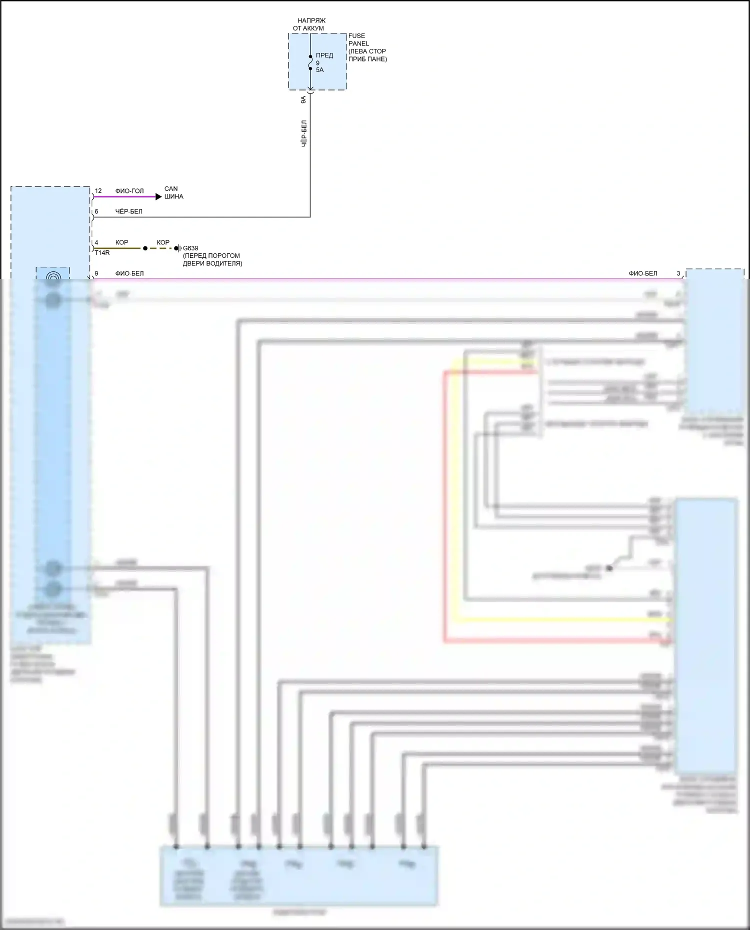 Arteon R Volkswagen I (2020-2024): Электросхема рулевого колеса с подогревом 