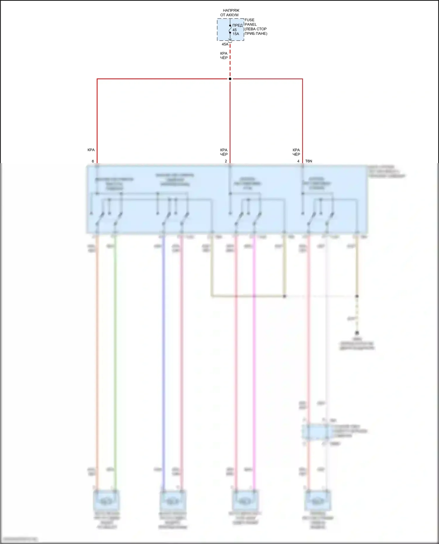 Arteon R Volkswagen I (2020-2024): Питание водительского сиденья электросхема, без ручной регулировки высоты 