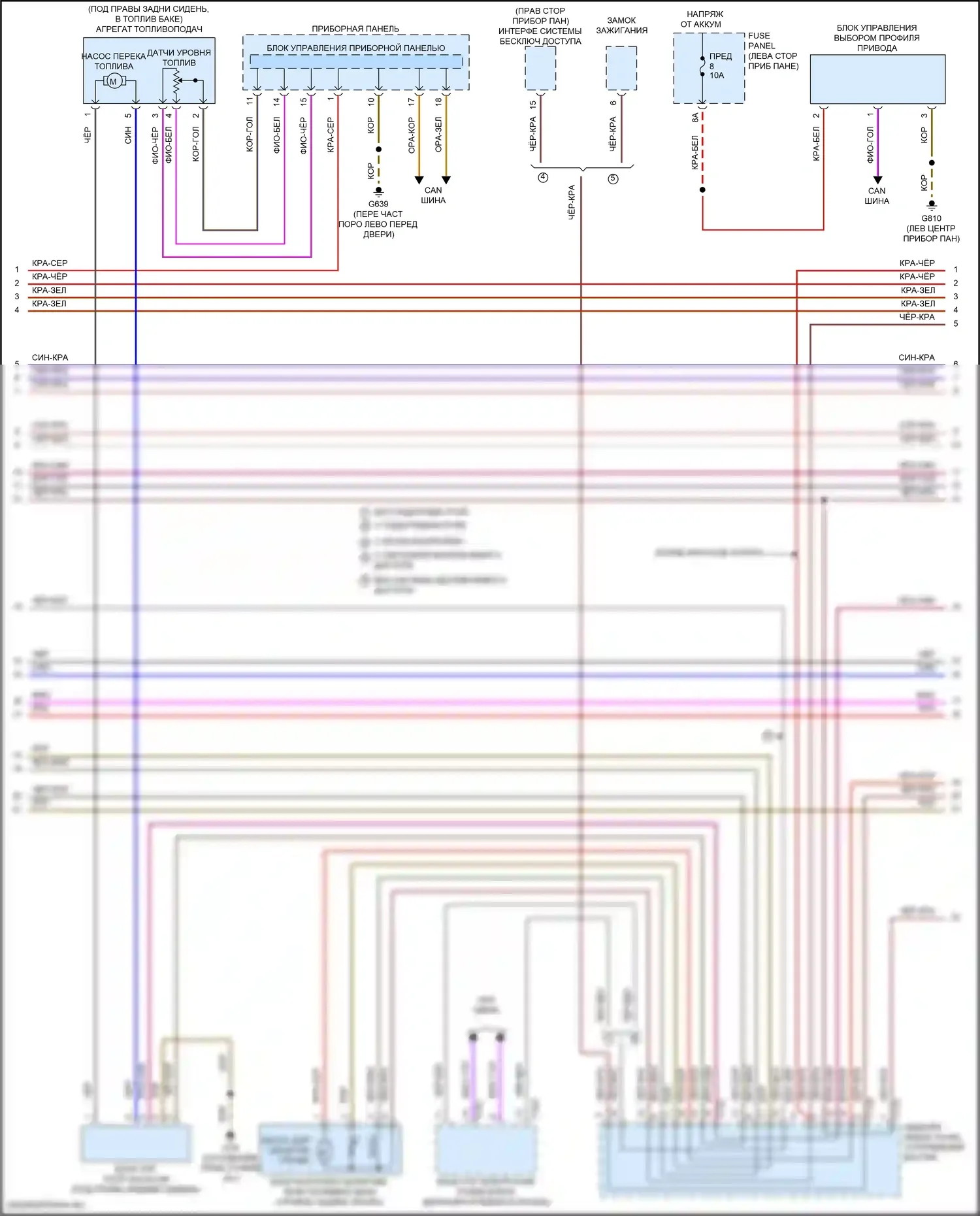 Atlas Cross Sport Volkswagen I (2019-2023): Электросхема двигателя 3.6л (2 из 7) 