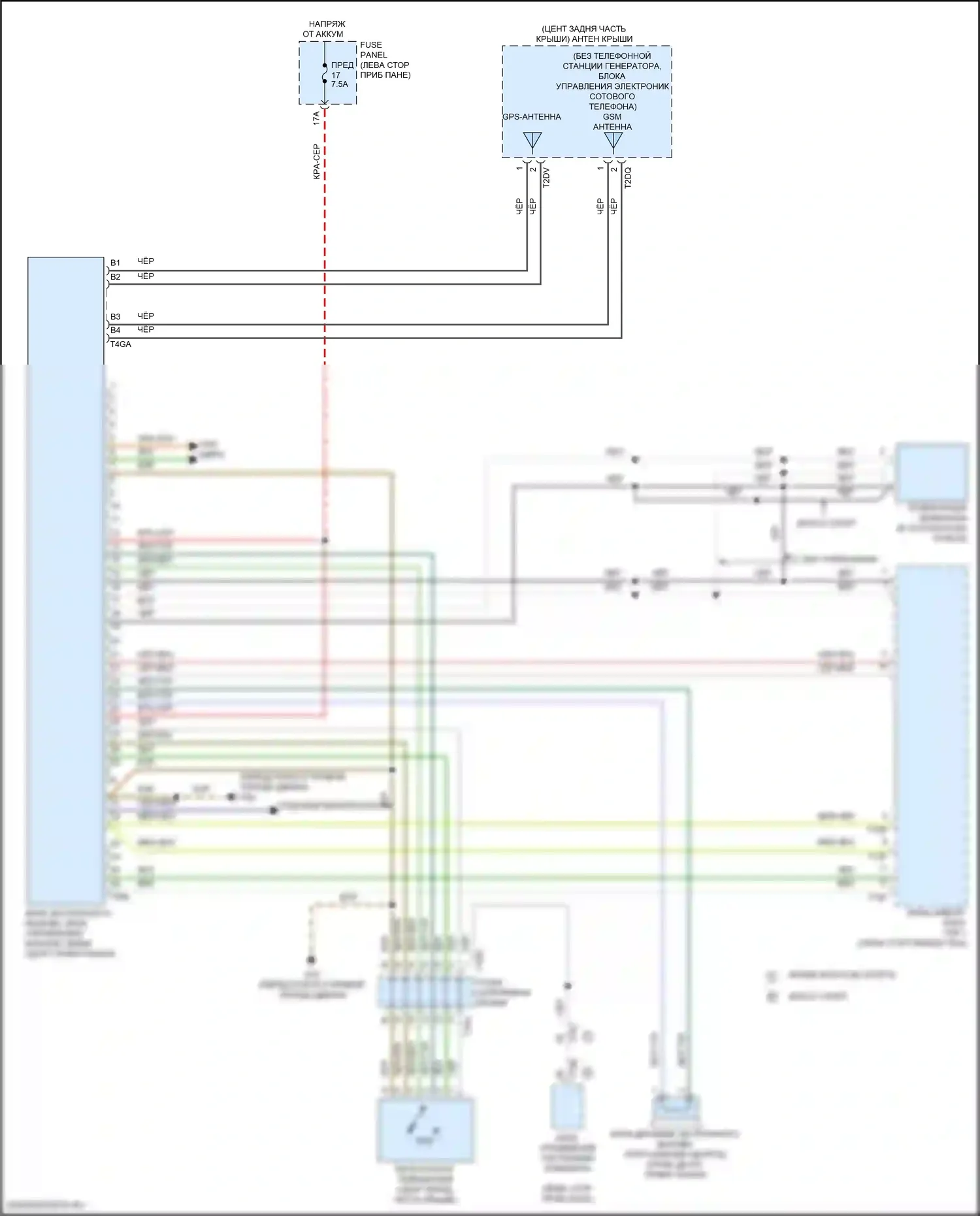 Atlas Cross Sport Volkswagen I (2019-2023): Электросхема экстренного вызова 