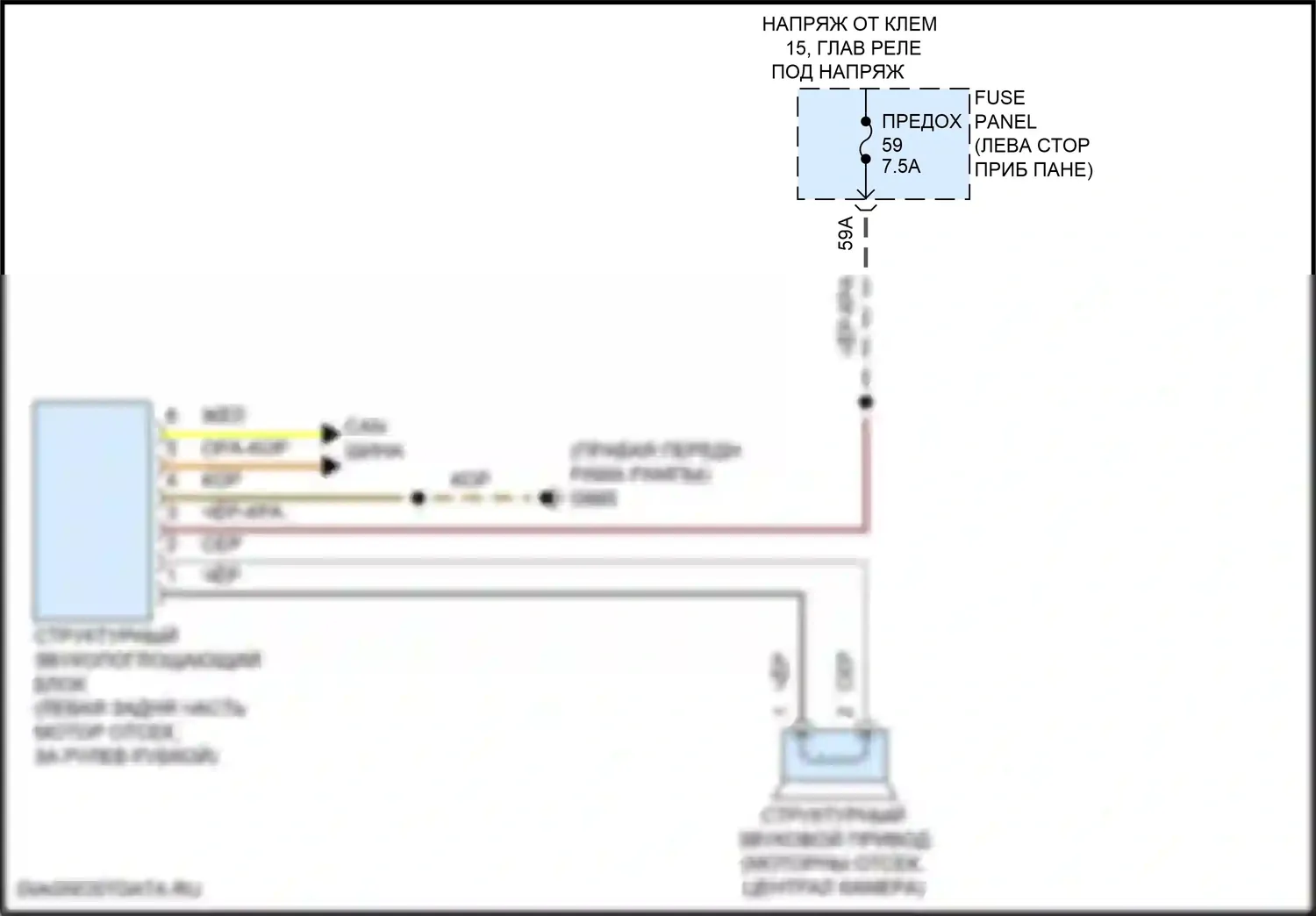 Atlas Volkswagen I рестайлинг 2 (2023-2024): Электросхема активных управление кузовом и подвеской 