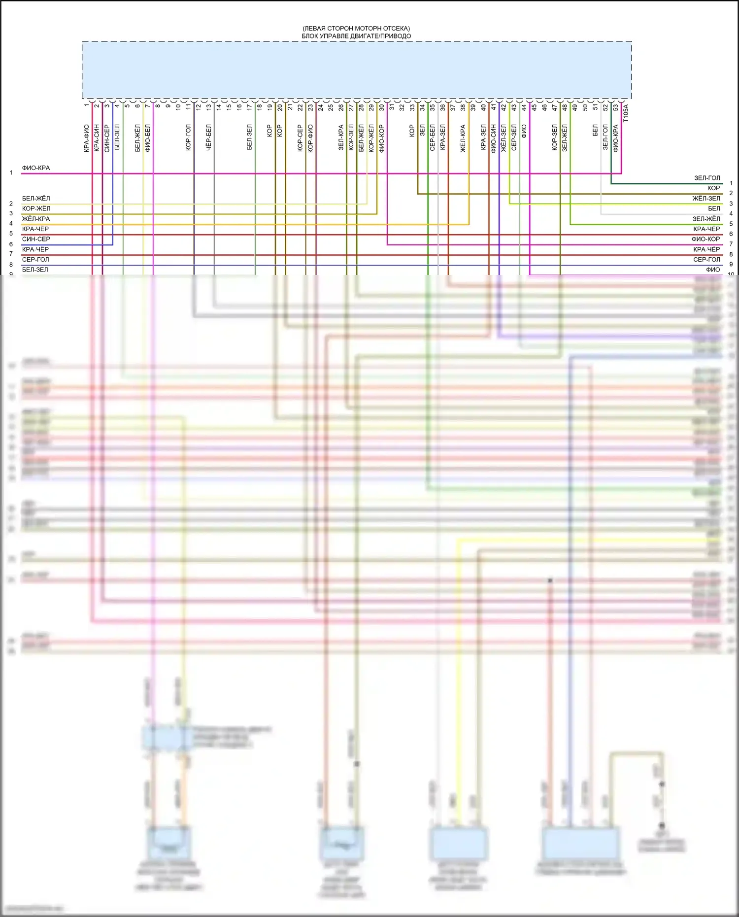Atlas Volkswagen I рестайлинг 2 (2023-2024): Электросхема двигателя 2.0л турбо (4 из 9) 