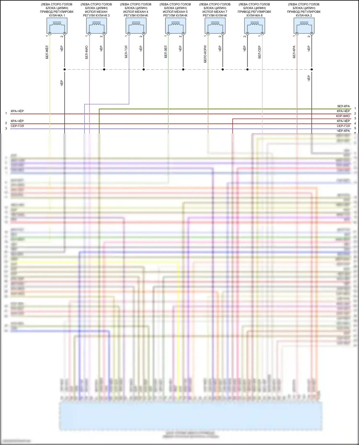 Atlas Volkswagen I рестайлинг 2 (2023-2024): Электросхема двигателя 2.0л турбо (6 из 9) 