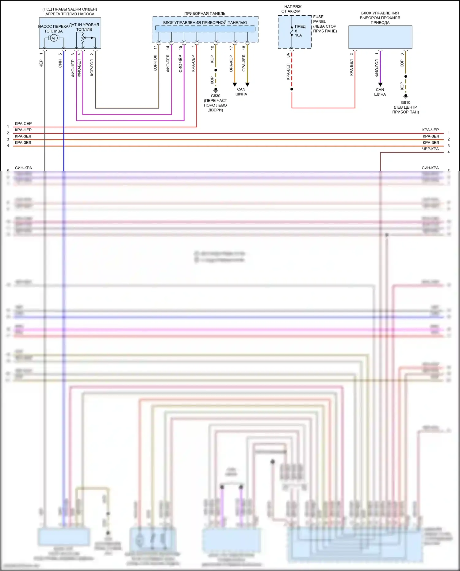 Atlas Volkswagen I (2017-2020): Электросхема двигателя 3.6л (2 из 7) 
