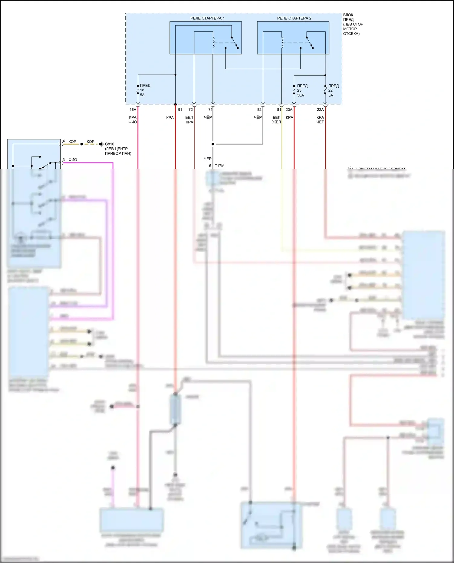 Atlas Volkswagen I (2017-2020): Электросхема стартера (1 из 2) 