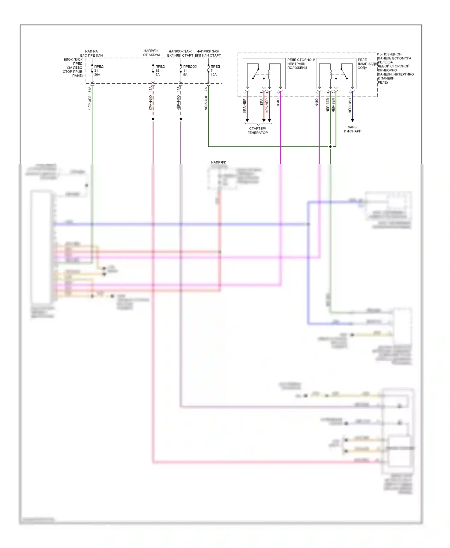 Beetle Volkswagen A4 рестайлинг (2005-2011): Электросхема коробки передач, автоматическая коробка передач dsg 