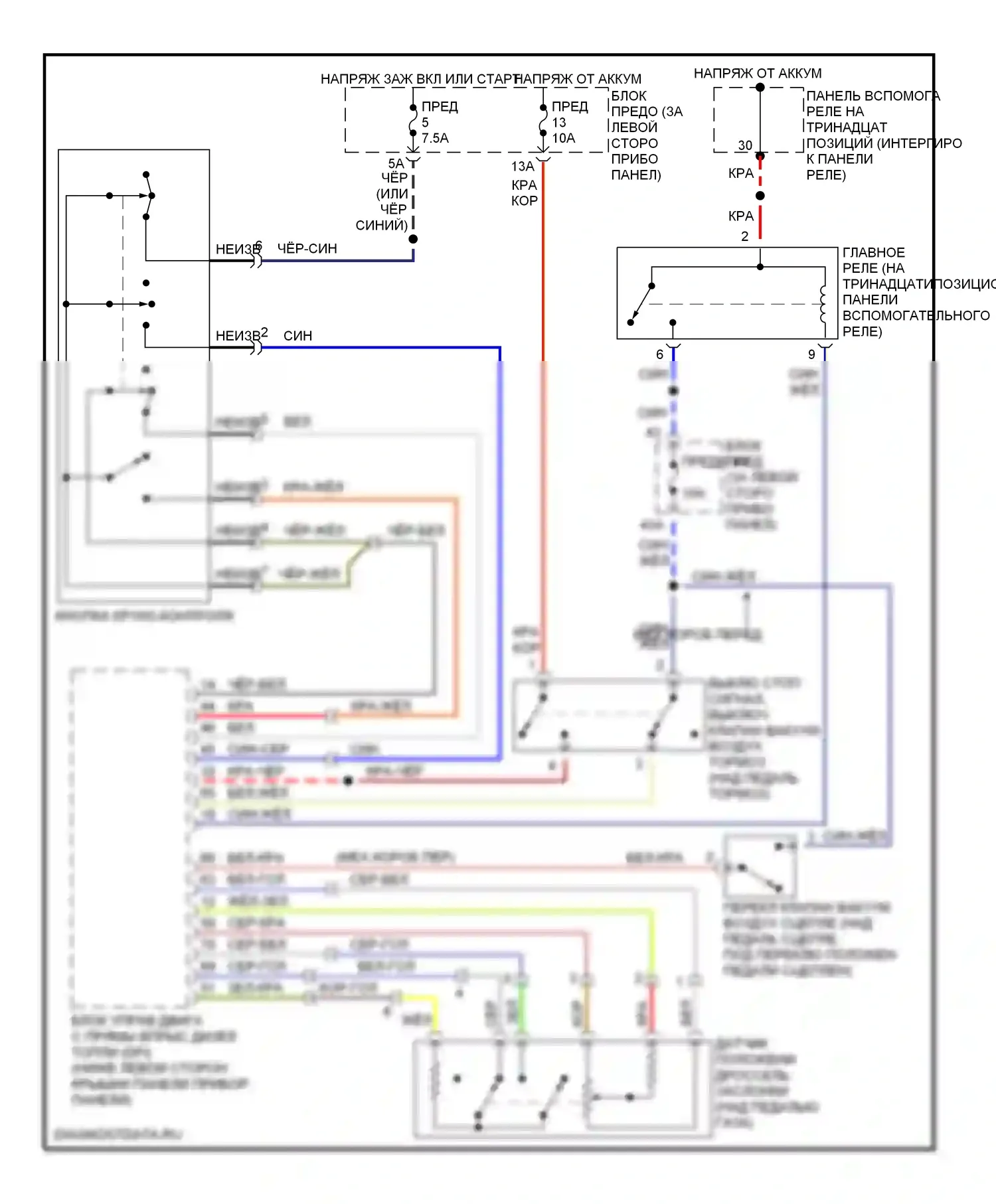 Beetle Volkswagen A4 (1997-2005): 1.9л турбодизель, круиз-контроль электросхема 