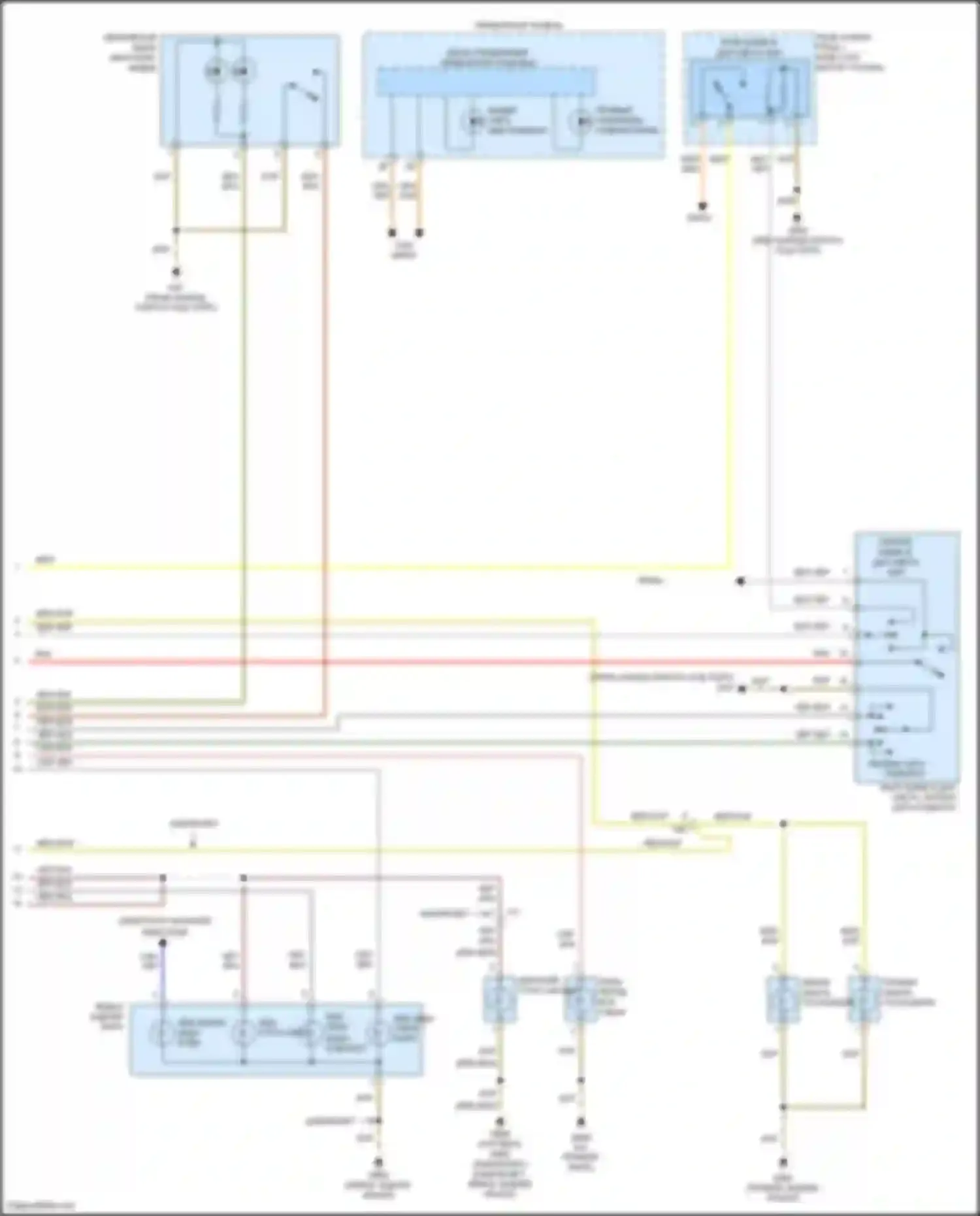 Электросхема подключения аварийного выключателя мигателя, индикатора для Volkswagen Beetle A5 (2011-2019)