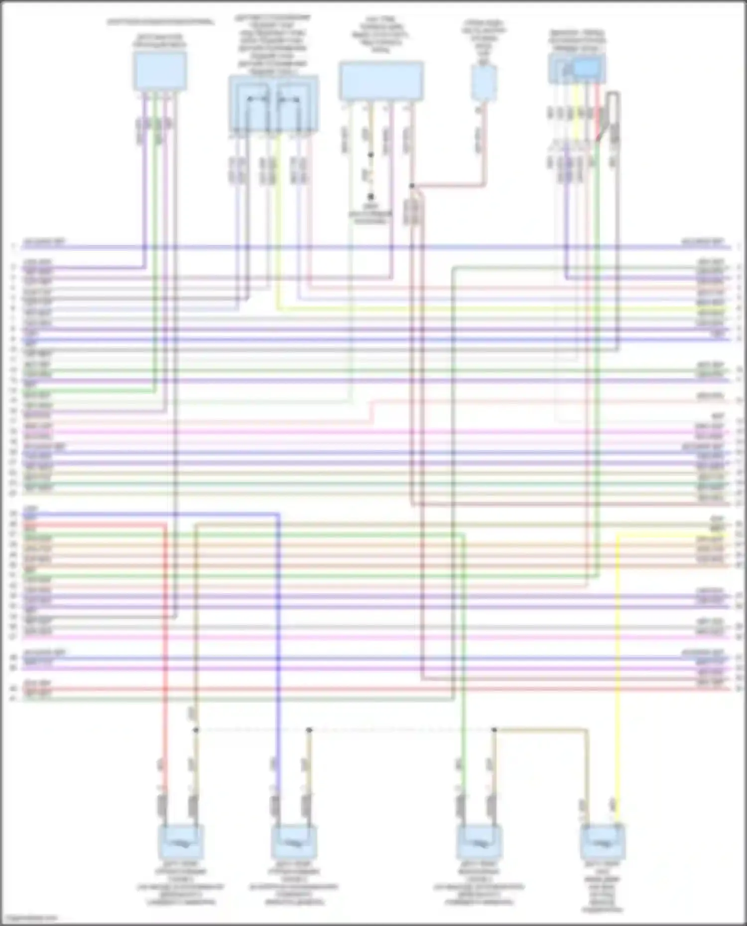 Электросхема подключения бело-красного провода для Volkswagen Beetle A5 (2011-2019)