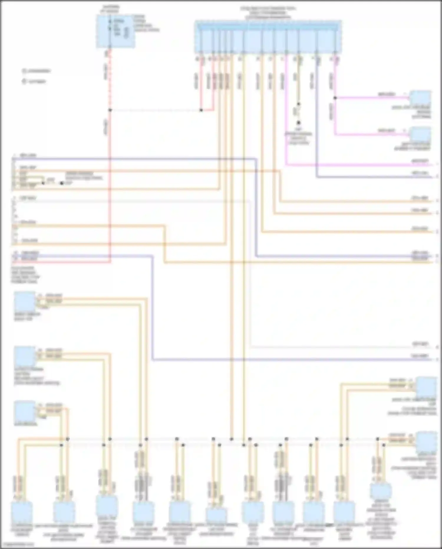 Электросхема подключения блока управления a/c для Volkswagen Beetle A5 (2011-2019)