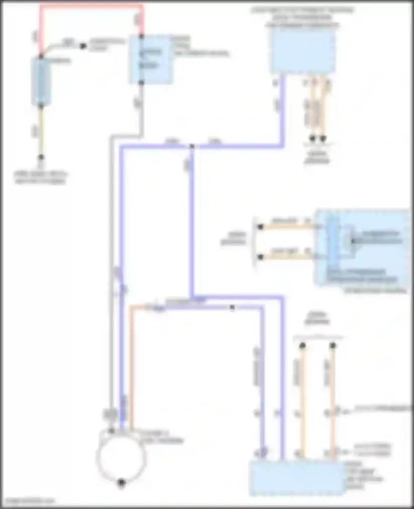 Электросхема подключения блока управления приборной панели для Volkswagen Beetle A5 (2011-2019)