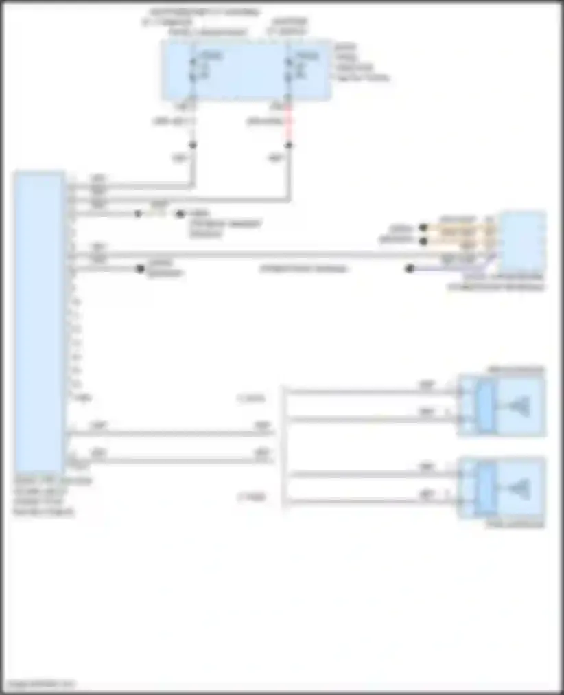 Электросхема подключения блока управления приборной панели для Volkswagen Beetle A5 (2011-2019)