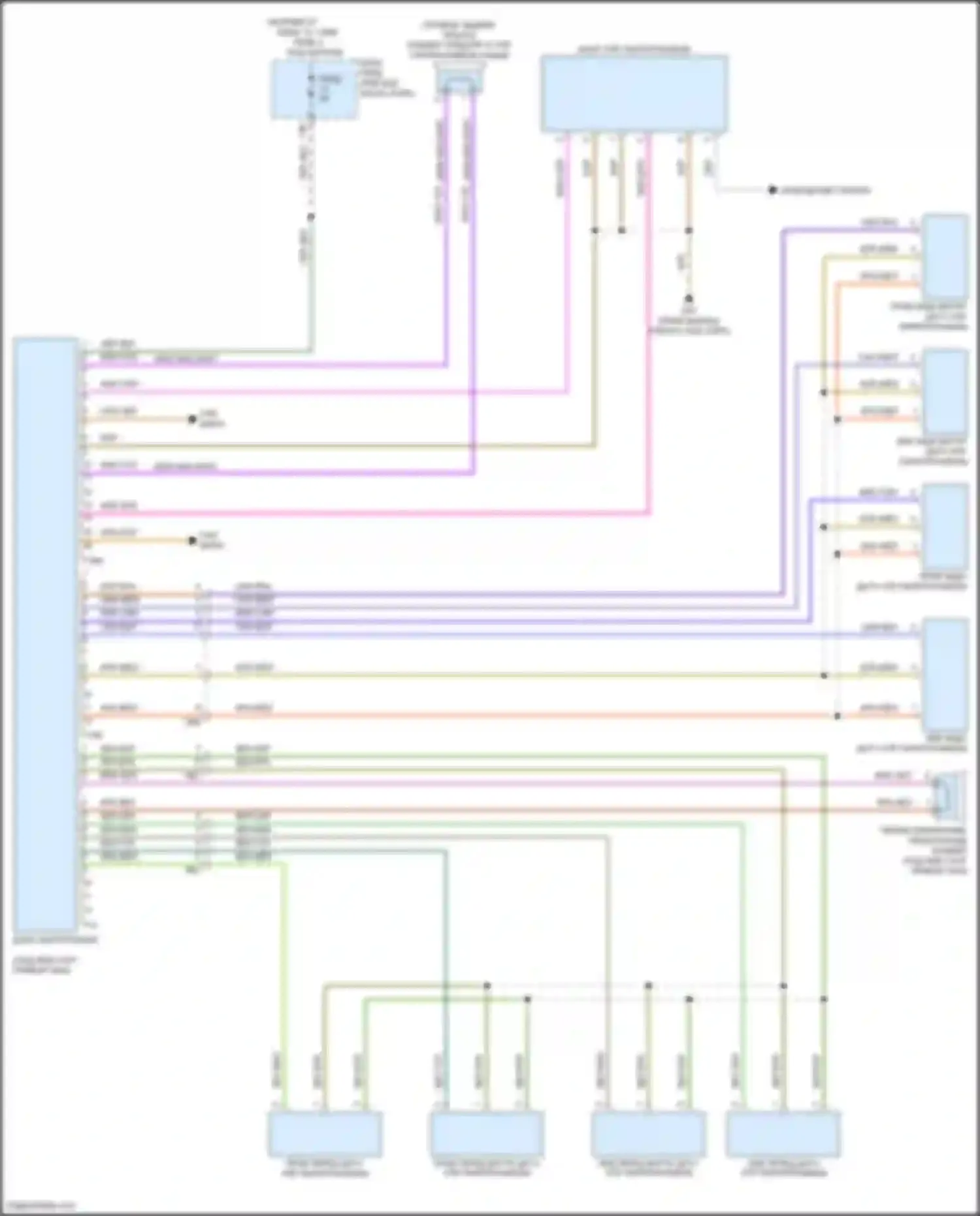 Электросхема подключения can шины для Volkswagen Beetle A5 (2011-2019)