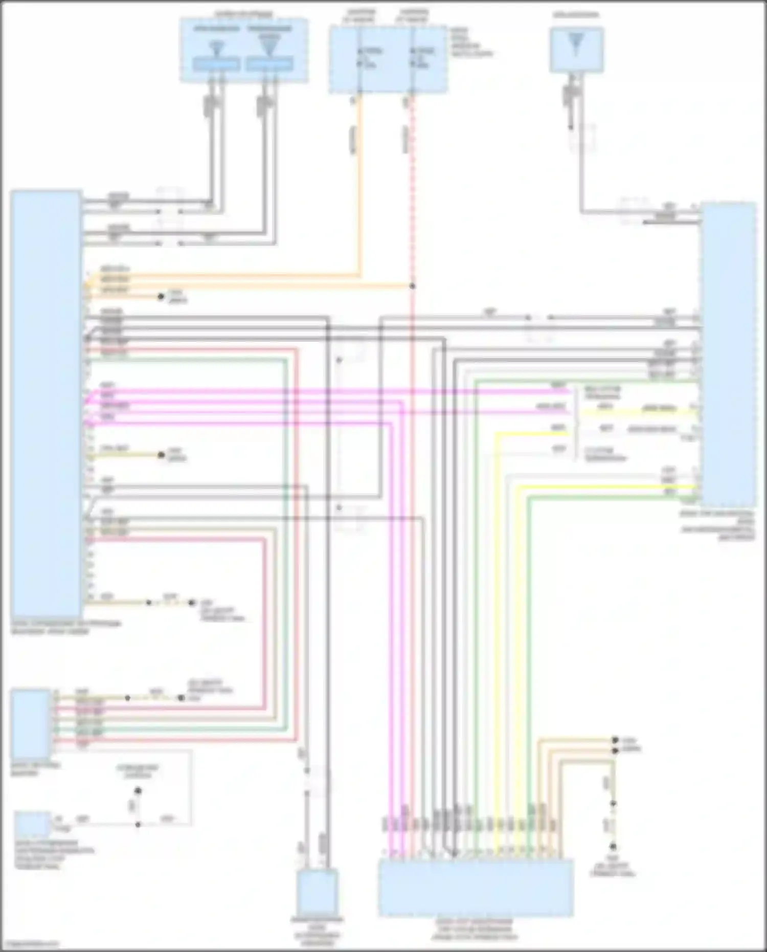 Электросхема подключения can шины для Volkswagen Beetle A5 (2011-2019)