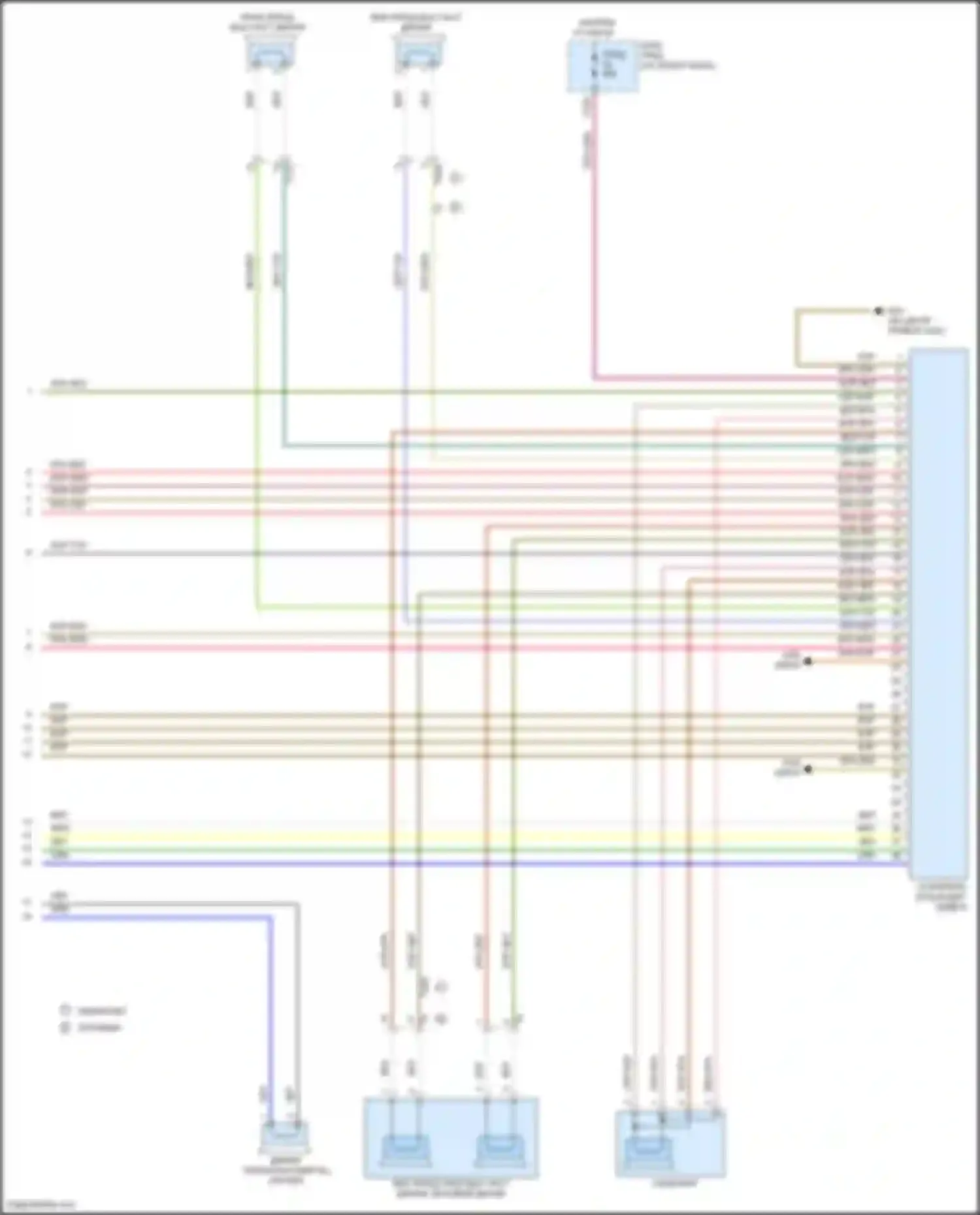 Электросхема подключения can шины для Volkswagen Beetle A5 (2011-2019)