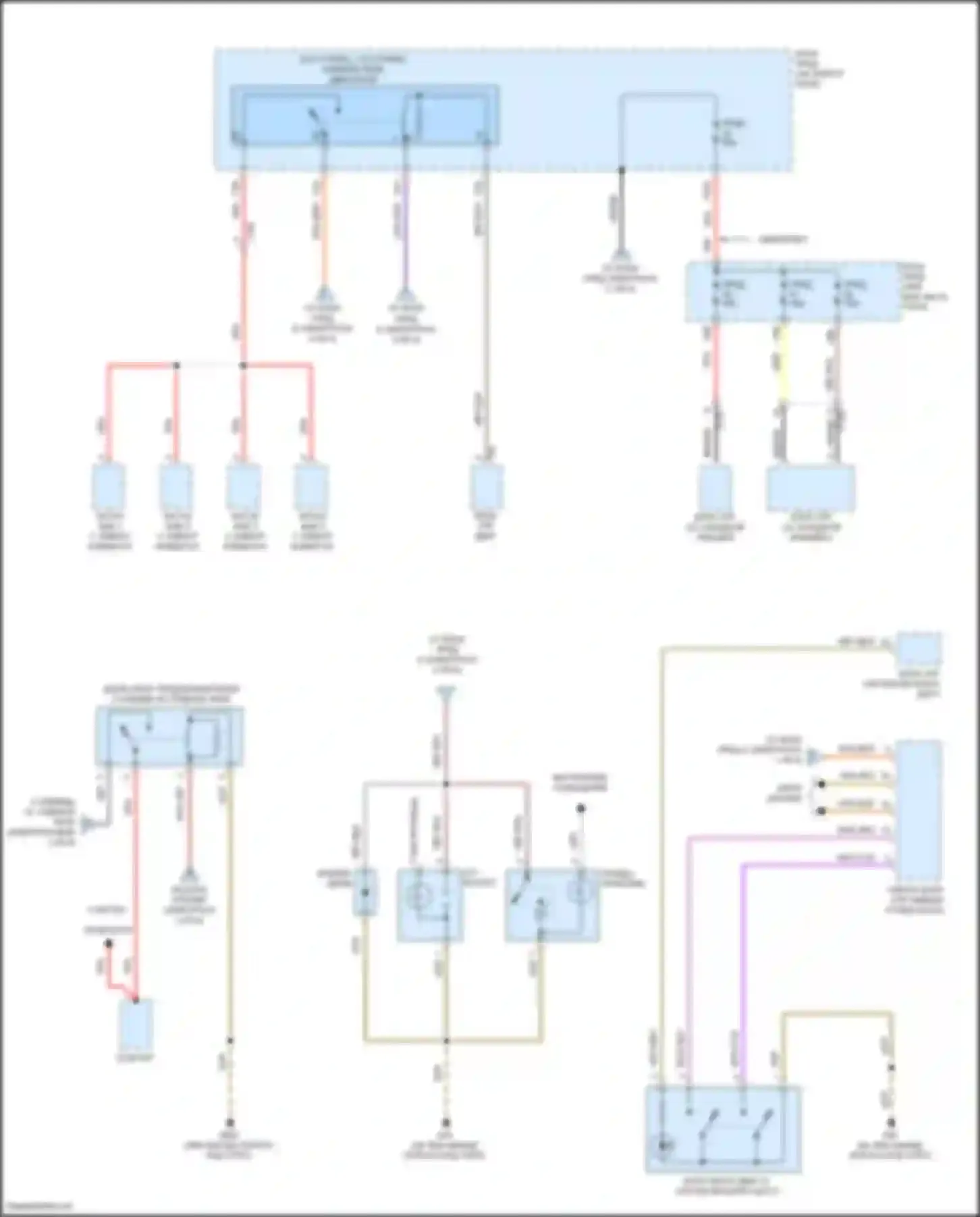 Электросхема подключения черно-красного провода для Volkswagen Beetle A5 (2011-2019)