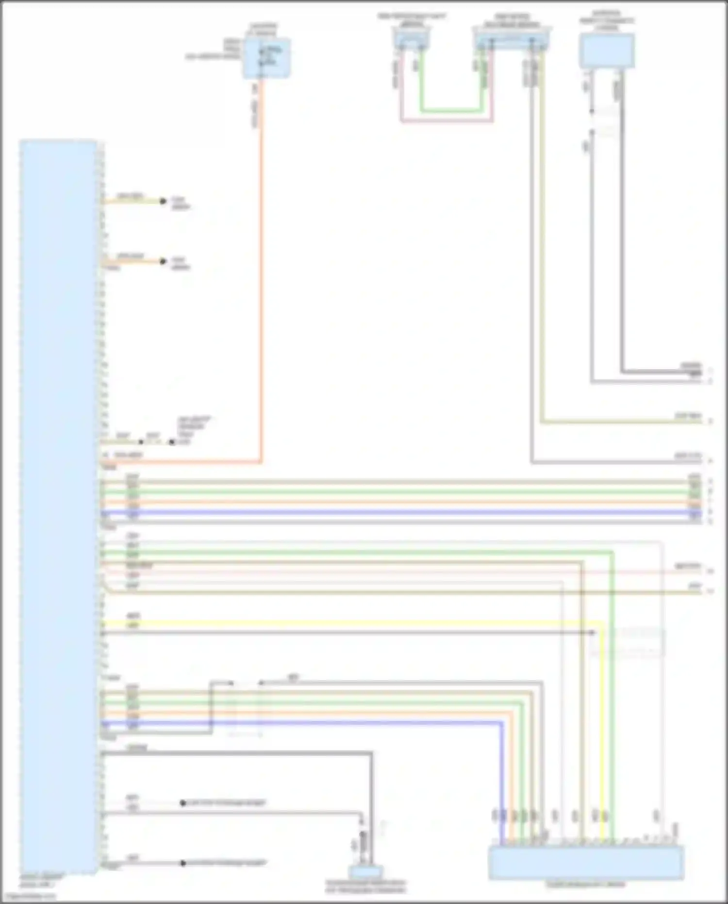 Электросхема подключения чёрного провода для Volkswagen Beetle A5 (2011-2019)