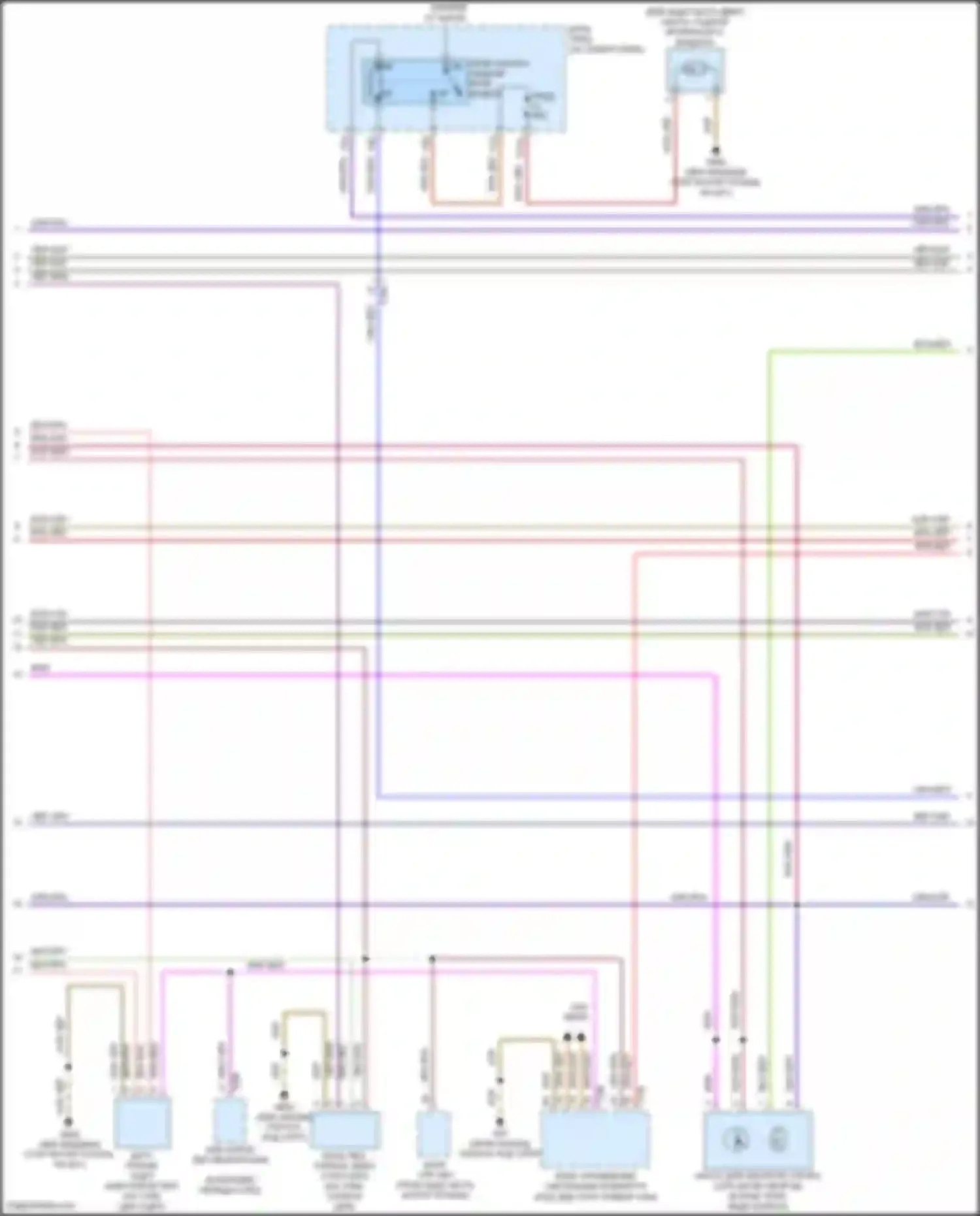 Электросхема подключения датчика педалей тормоза, датчика стоп-сигнала для Volkswagen Beetle A5 (2011-2019)
