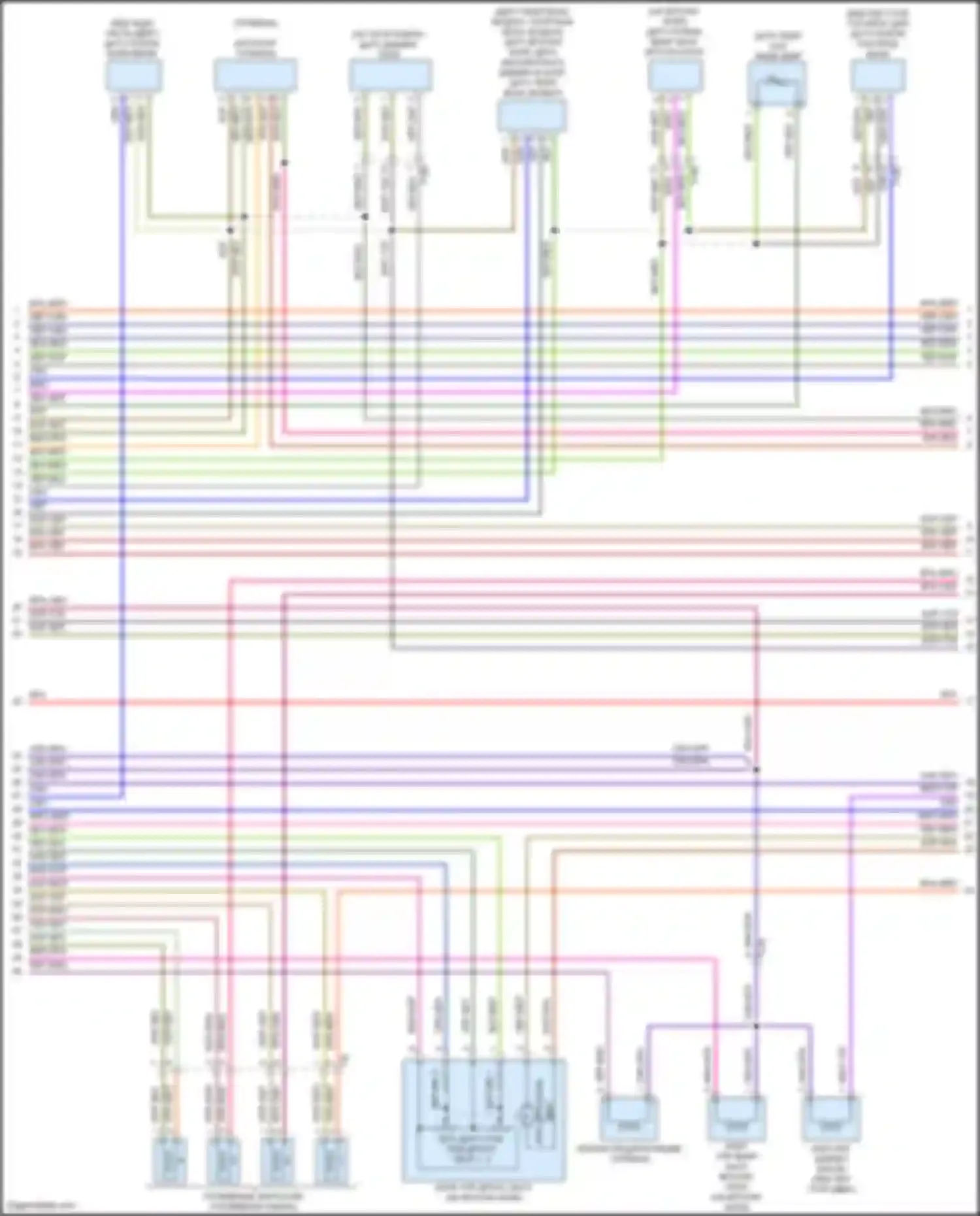 Электросхема подключения датчика положения коленвала для Volkswagen Beetle A5 (2011-2019)