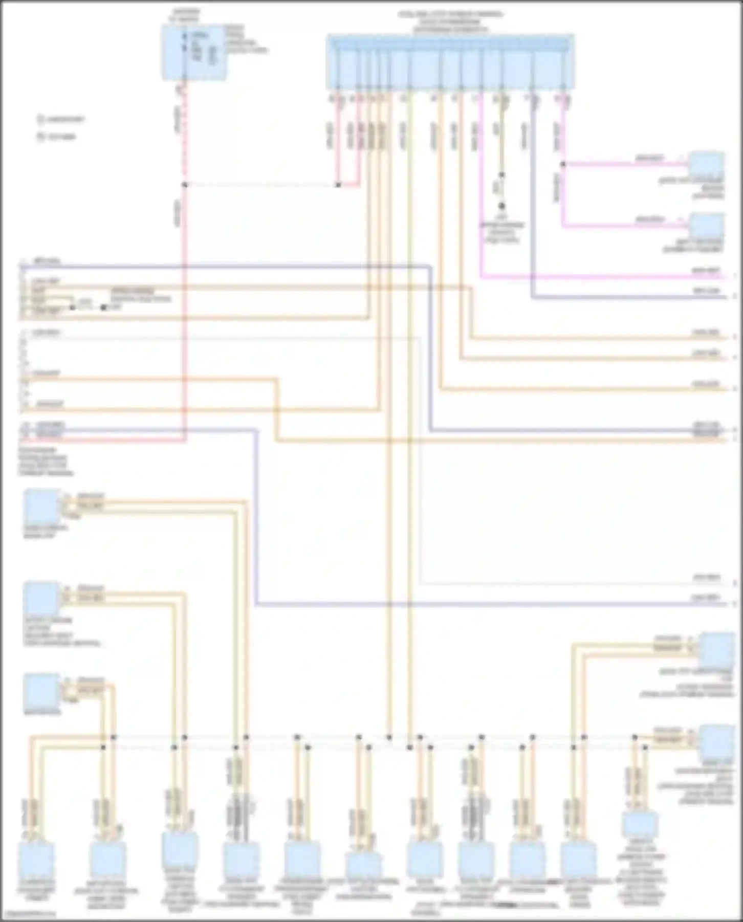 Электросхема подключения датчика распознавания дождя и подсветки для Volkswagen Beetle A5 (2011-2019)