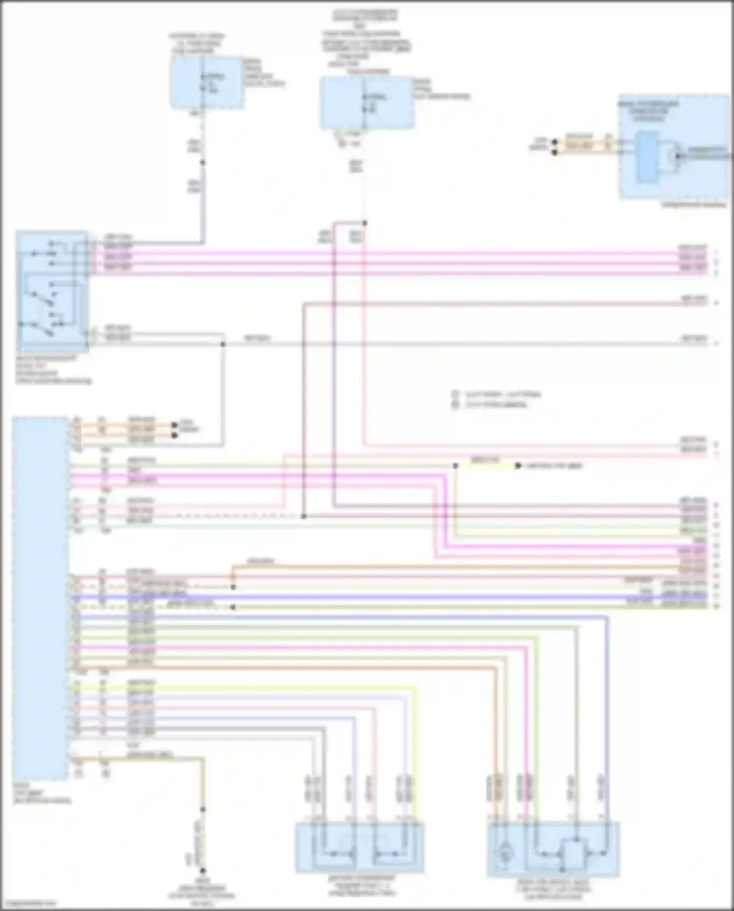 Электросхема подключения главного реле блока управления под напряжения для Volkswagen Beetle A5 (2011-2019)