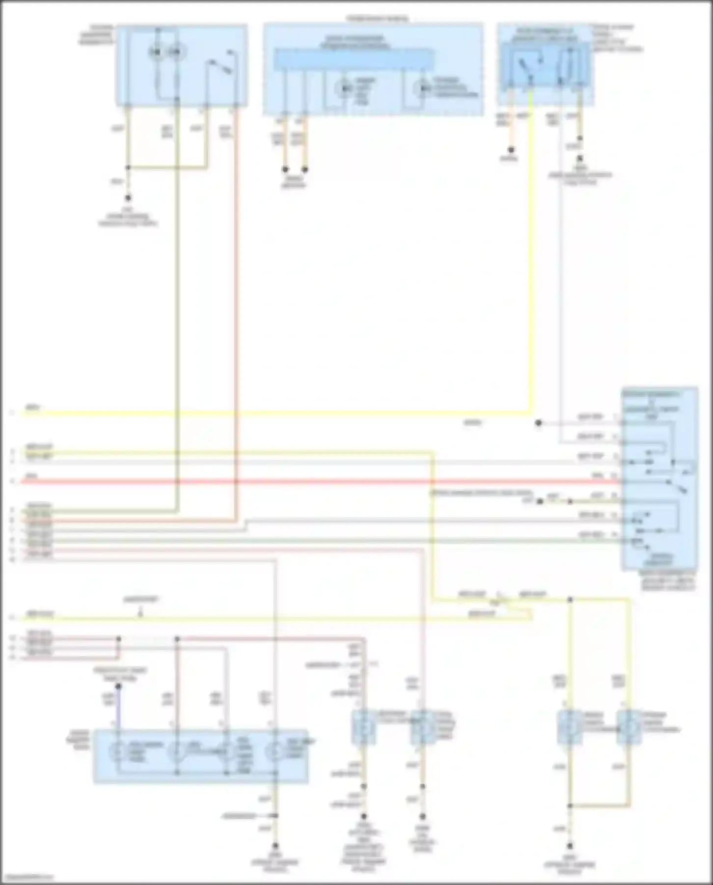 Электросхема подключения индикатора сигнала левого поворота для Volkswagen Beetle A5 (2011-2019)