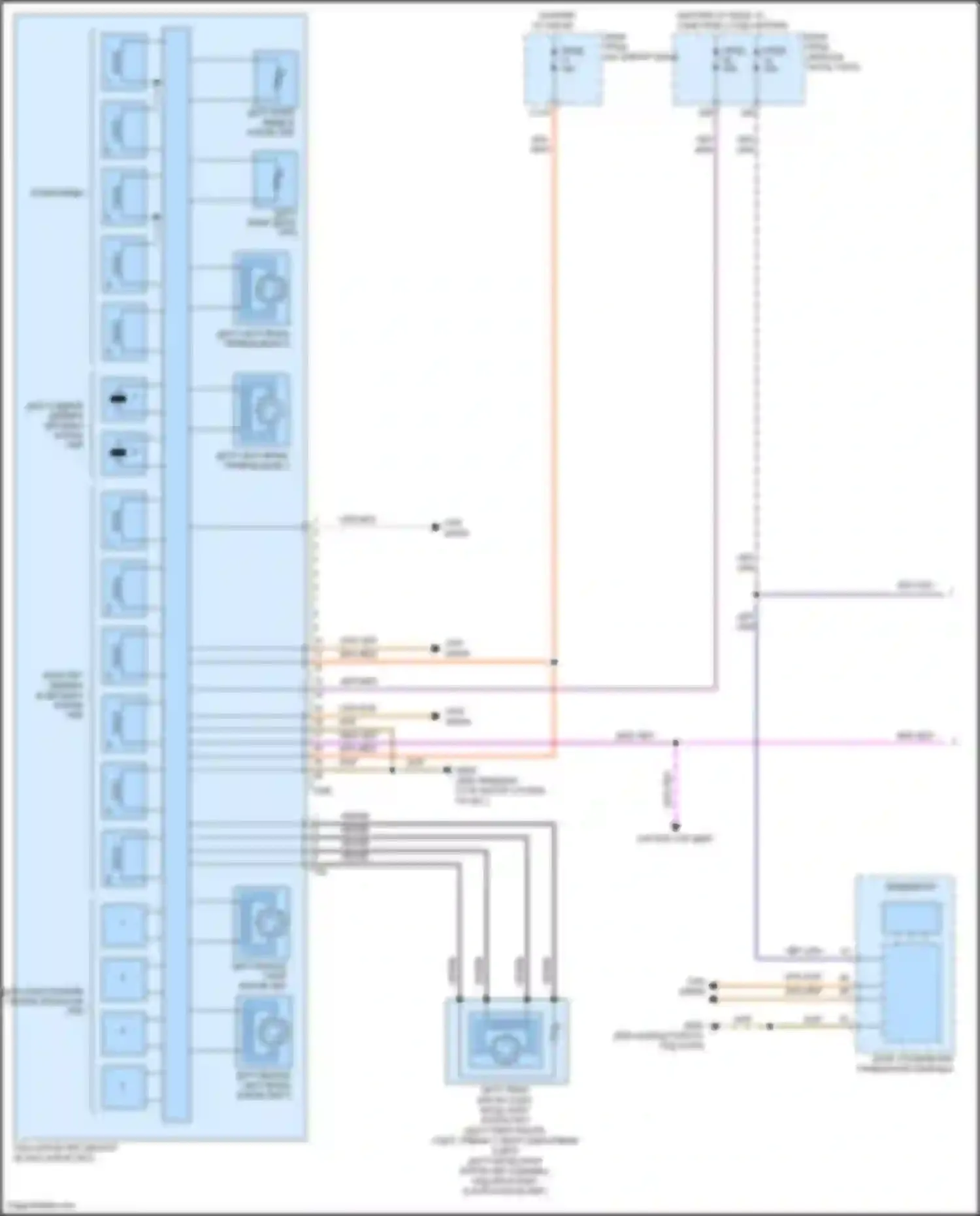 Электросхема подключения клапанов регулирования давления в автоматической коробки передач для Volkswagen Beetle A5 (2011-2019)