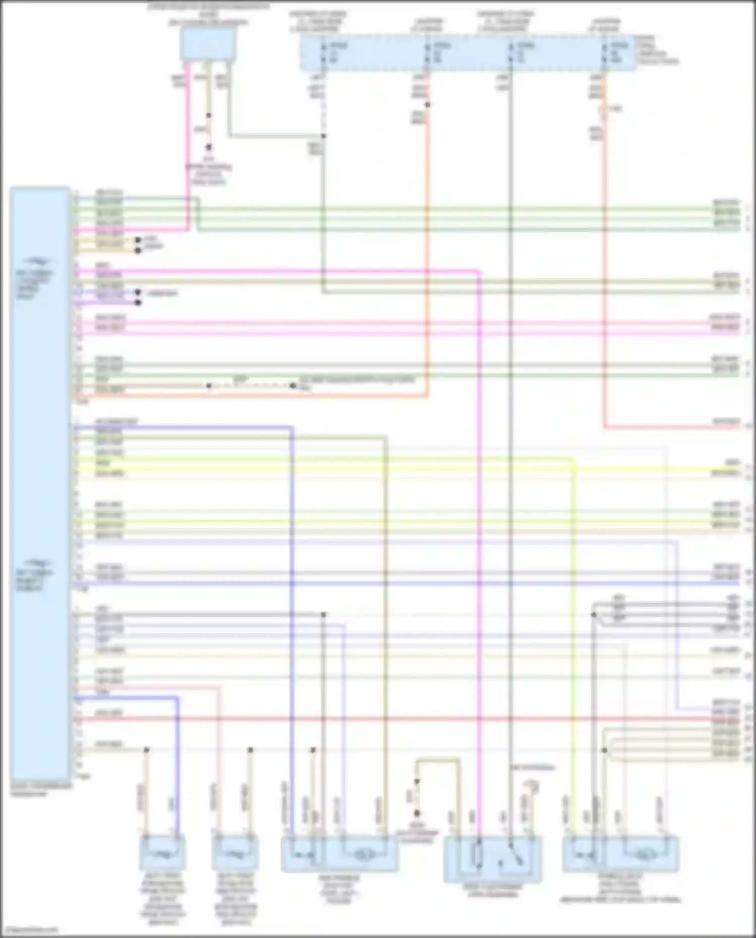 Электросхема подключения красно-черного провода для Volkswagen Beetle A5 (2011-2019)