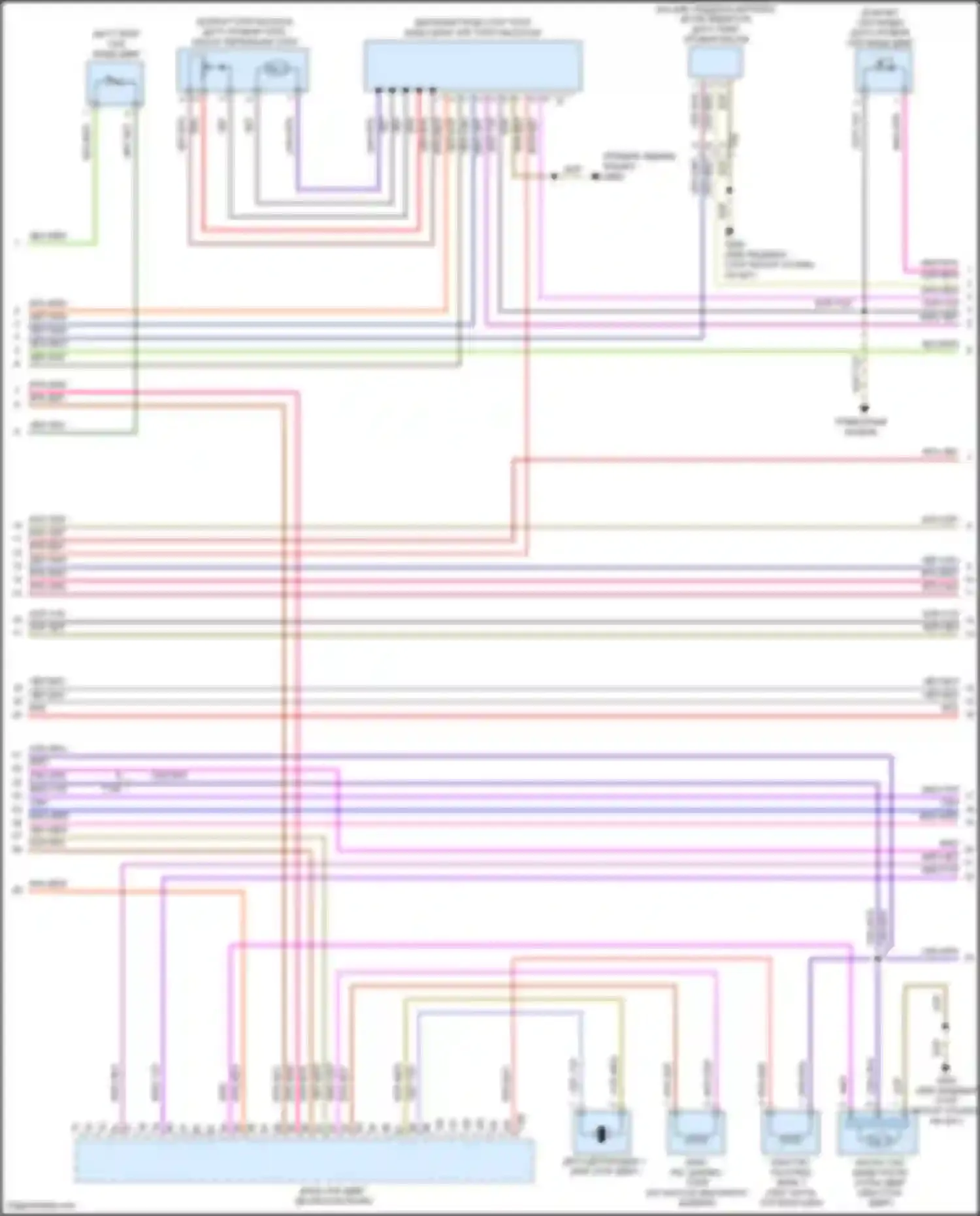 Электросхема подключения красно-фиолетового провода для Volkswagen Beetle A5 (2011-2019)