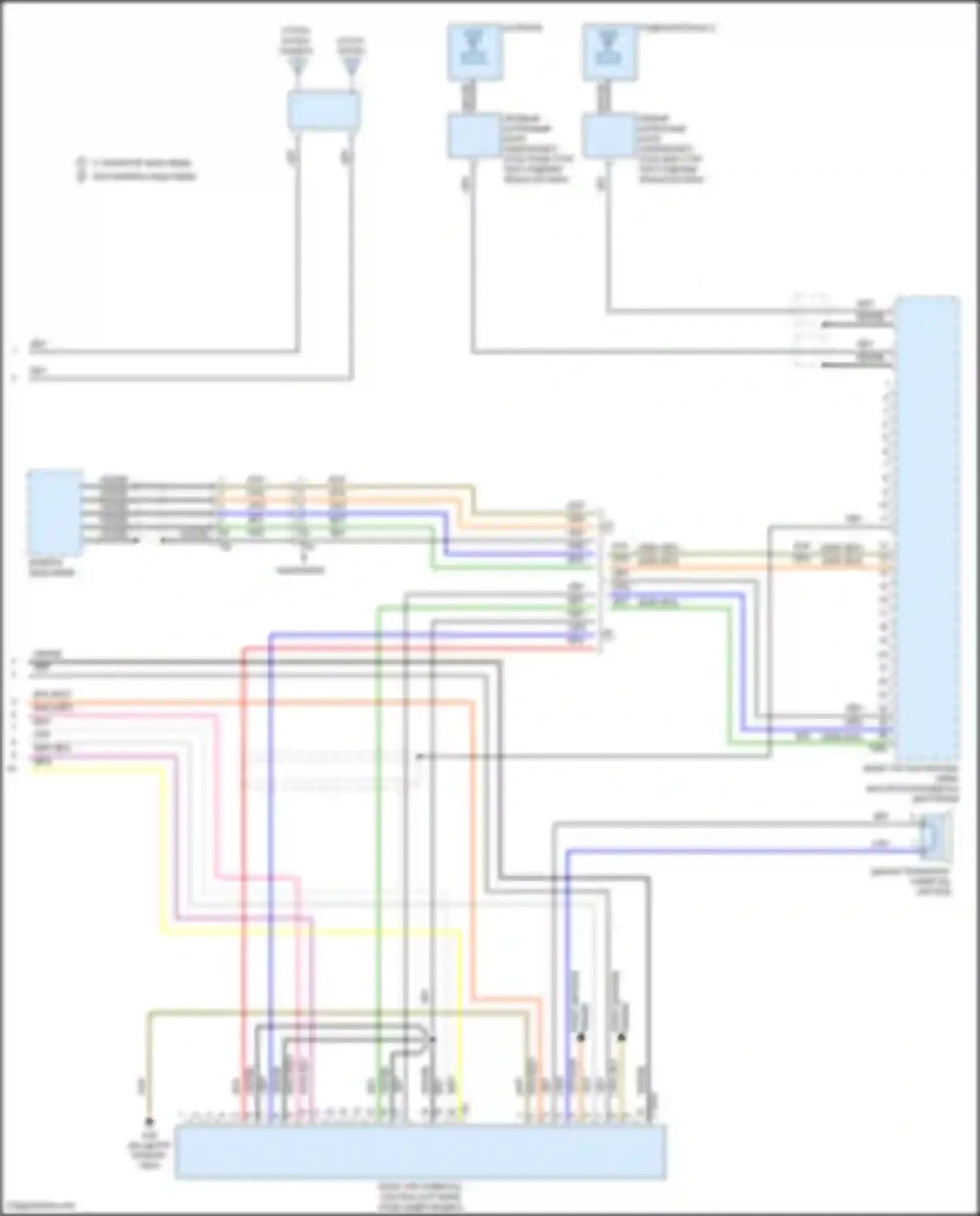 Электросхема подключения красно-желтого провода для Volkswagen Beetle A5 (2011-2019)
