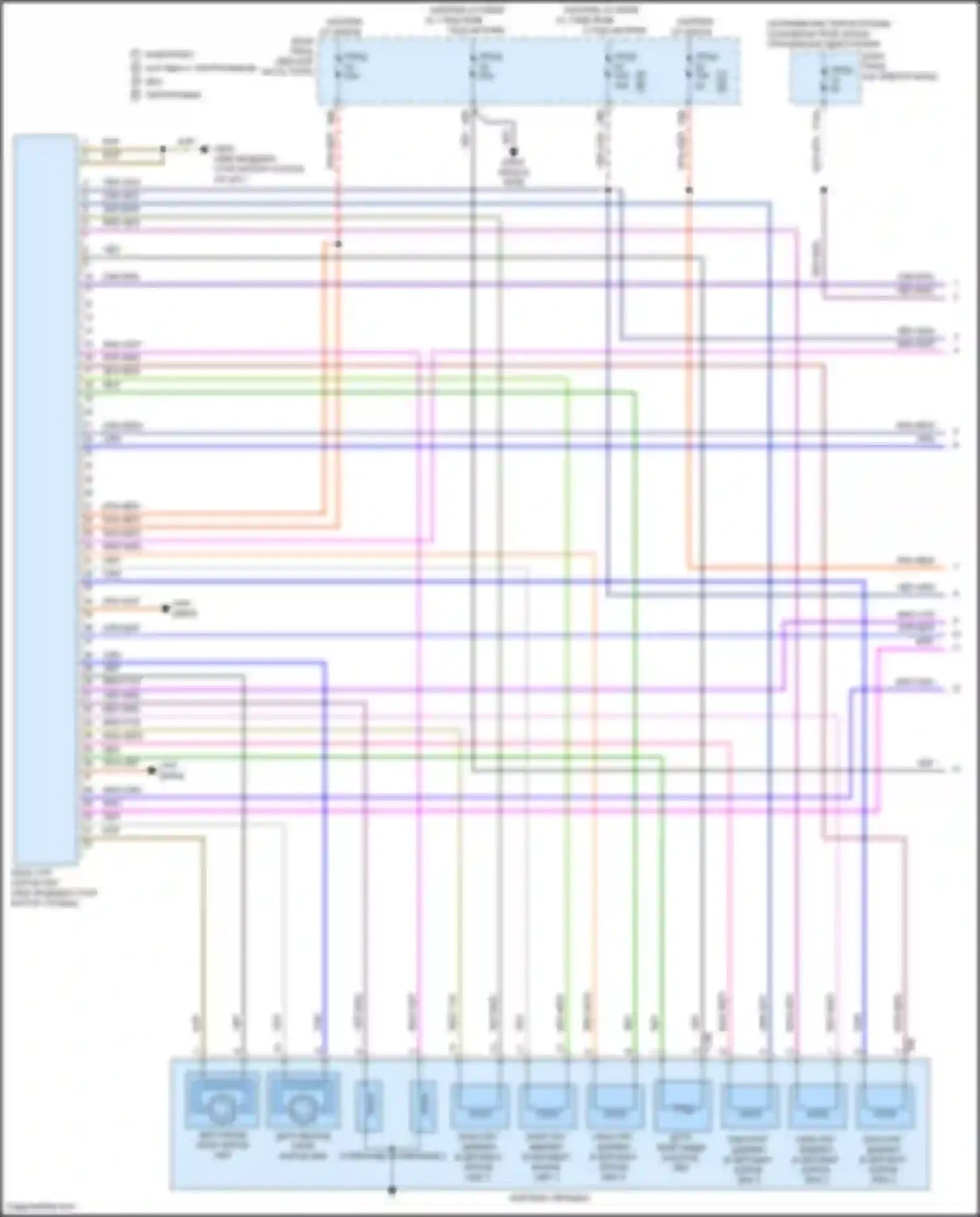 Электросхема подключения красно-желтого провода для Volkswagen Beetle A5 (2011-2019)