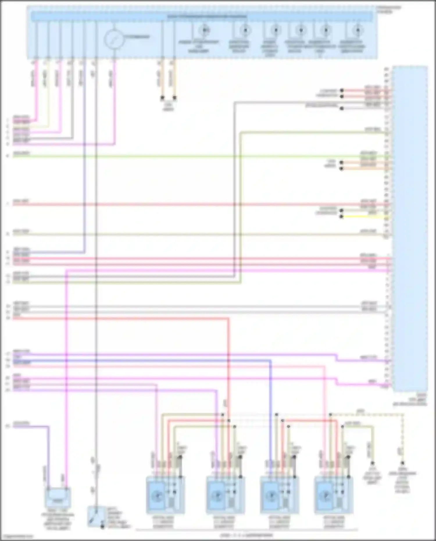 Электросхема подключения красного провода для Volkswagen Beetle A5 (2011-2019)