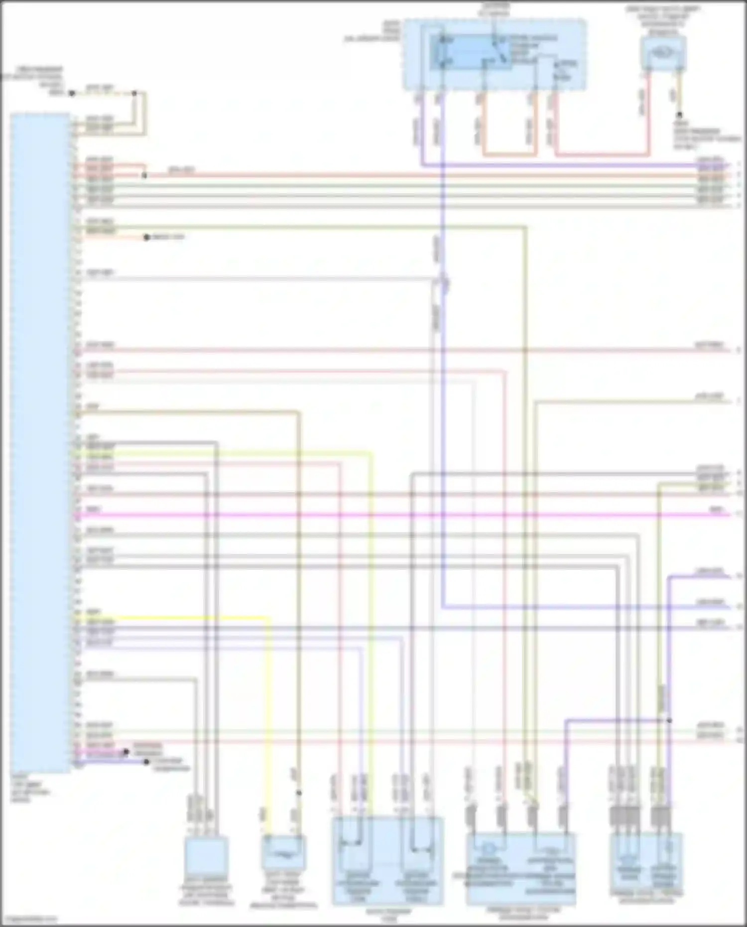 Электросхема подключения нагревателя для лямбды зонда 1 после катализатора для Volkswagen Beetle A5 (2011-2019)