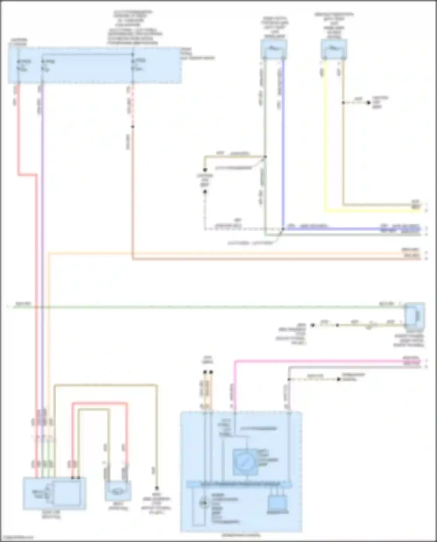 Электросхема подключения напряжения от аккумулятора для Volkswagen Beetle A5 (2011-2019)