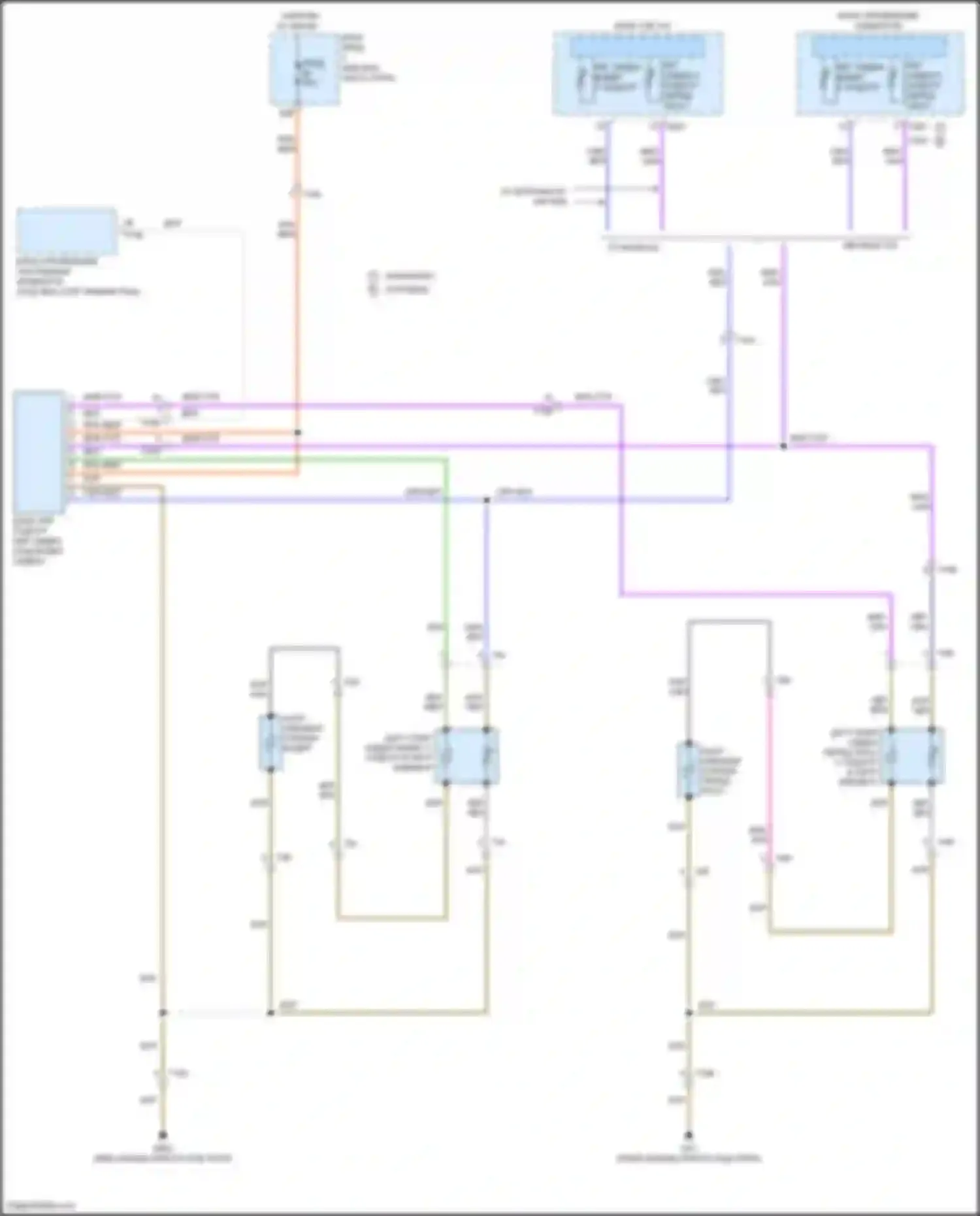 Электросхема подключения напряжения от аккумулятора для Volkswagen Beetle A5 (2011-2019)