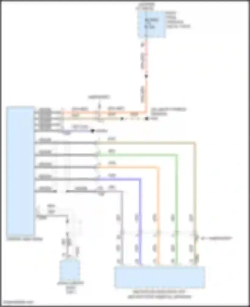 Электросхема подключения напряжения от аккумулятора для Volkswagen Beetle A5 (2011-2019)