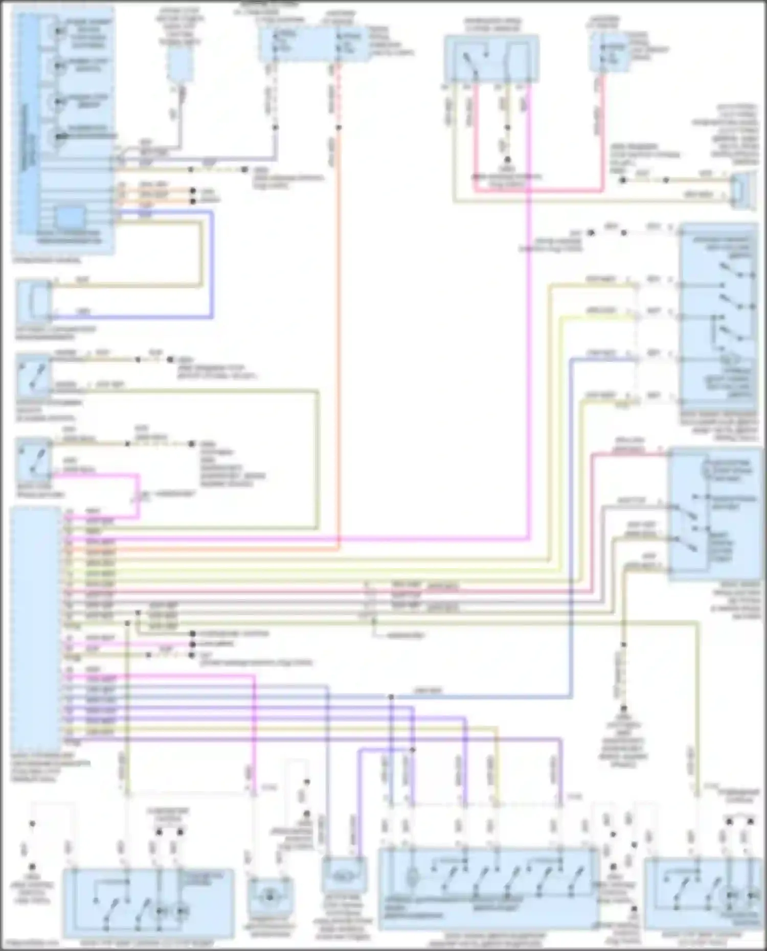 Электросхема подключения напряжения от клеммы 15, главного реле 2 под напряжения для Volkswagen Beetle A5 (2011-2019)