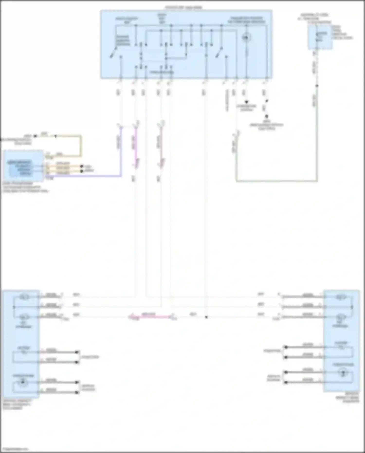Электросхема подключения напряжения от клеммы 15, главного реле 2 под напряжения для Volkswagen Beetle A5 (2011-2019)