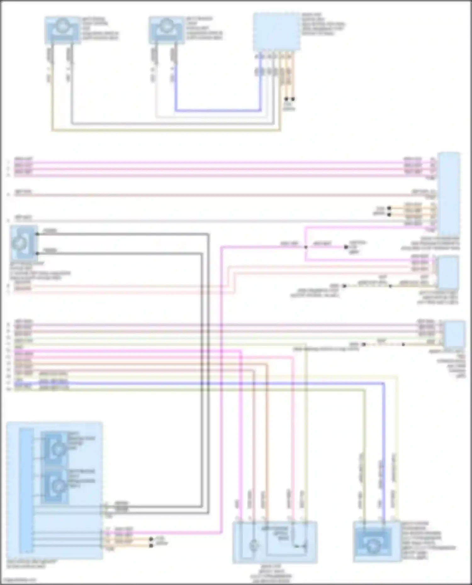 Электросхема подключения неизвестного провода для Volkswagen Beetle A5 (2011-2019)