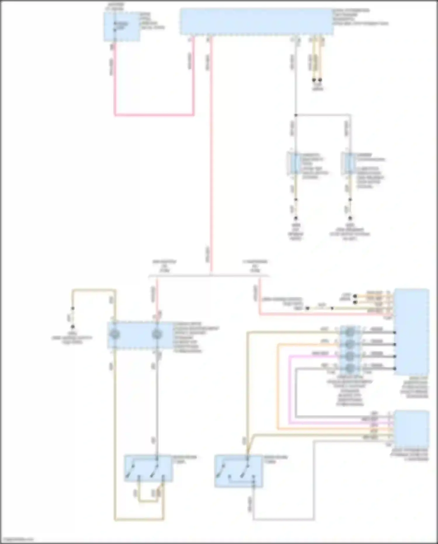 Электросхема подключения низкого тона клаксона для Volkswagen Beetle A5 (2011-2019)
