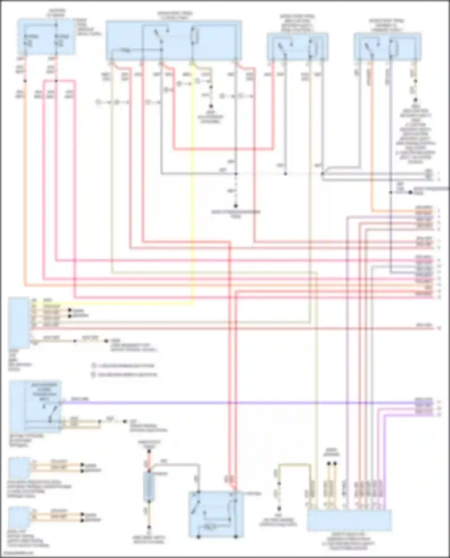 Электросхема подключения оранжево-черного провода для Volkswagen Beetle A5 (2011-2019)