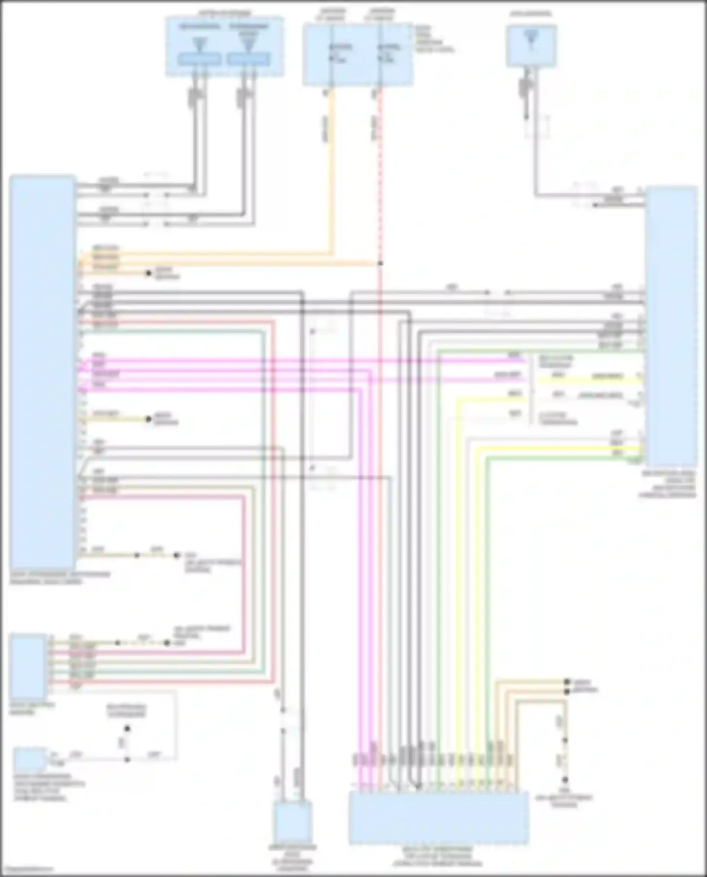Электросхема подключения оранжево-коричневого провода для Volkswagen Beetle A5 (2011-2019)