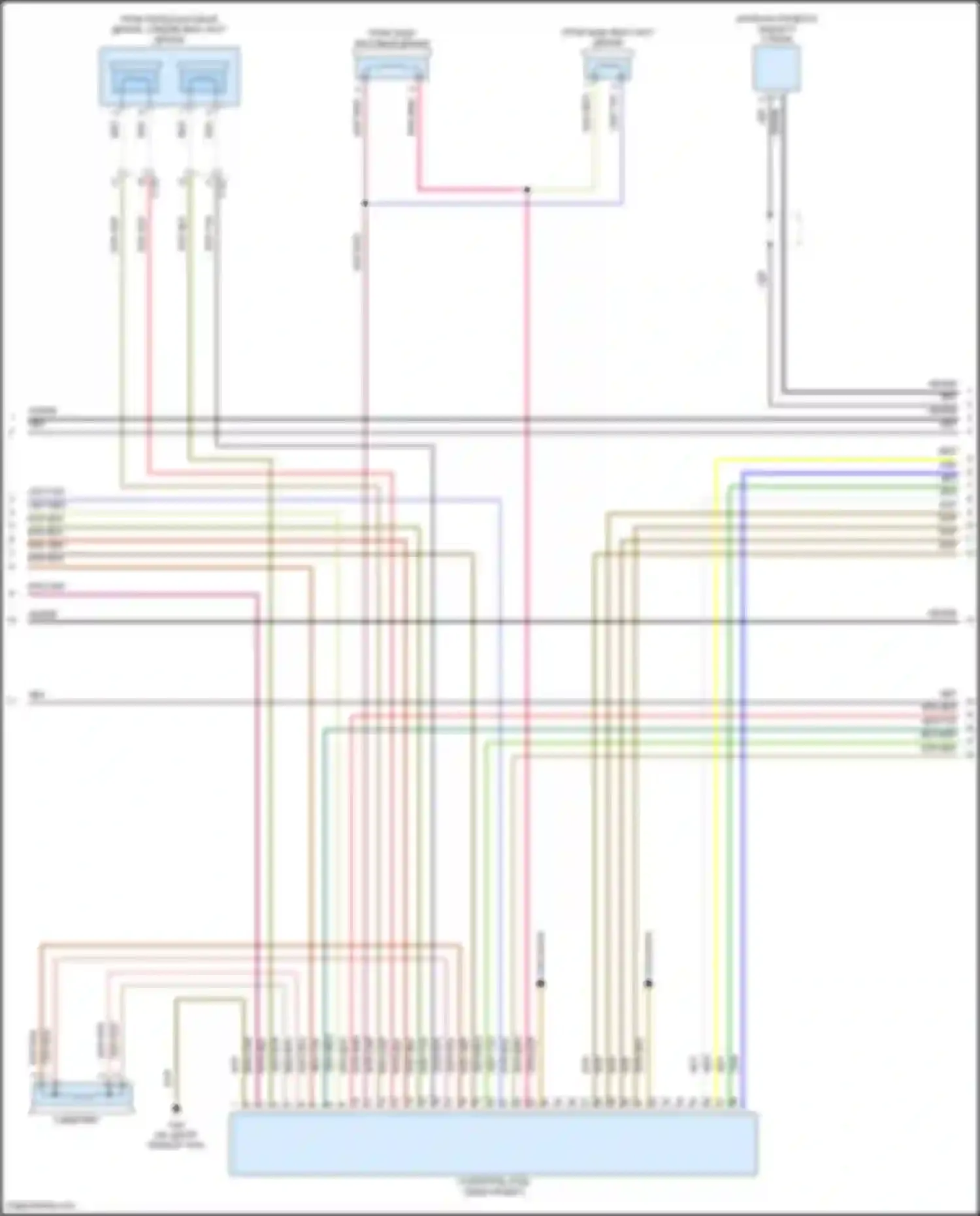 Электросхема подключения оранжево-зеленого провода для Volkswagen Beetle A5 (2011-2019)