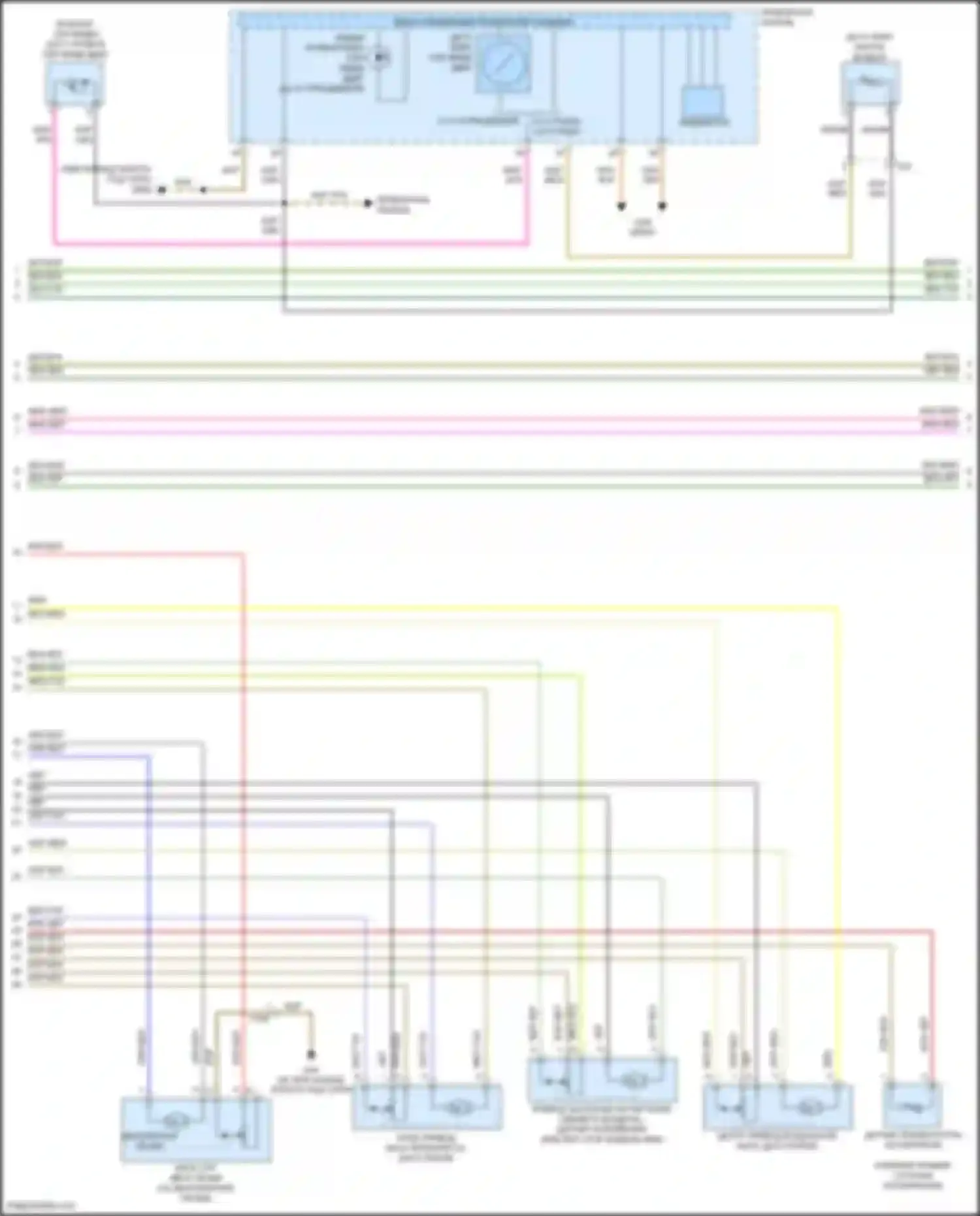 Электросхема подключения оранжевого провода для Volkswagen Beetle A5 (2011-2019)