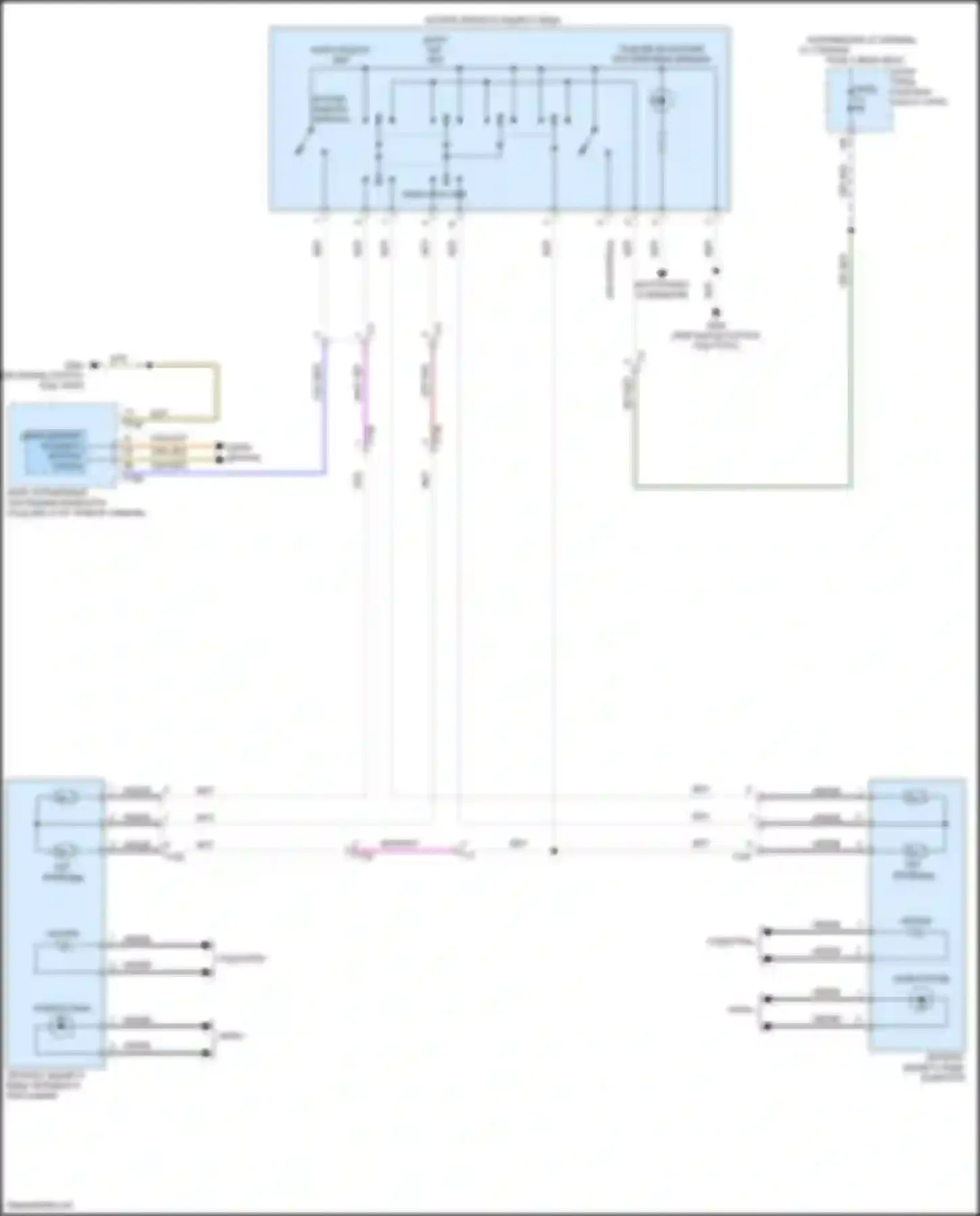 Электросхема подключения подсветки кнопки регулировки зеркала для Volkswagen Beetle A5 (2011-2019)